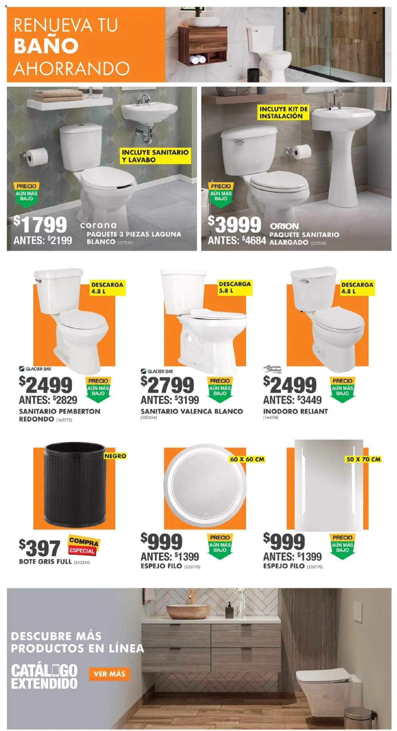 Home Depot catálogo