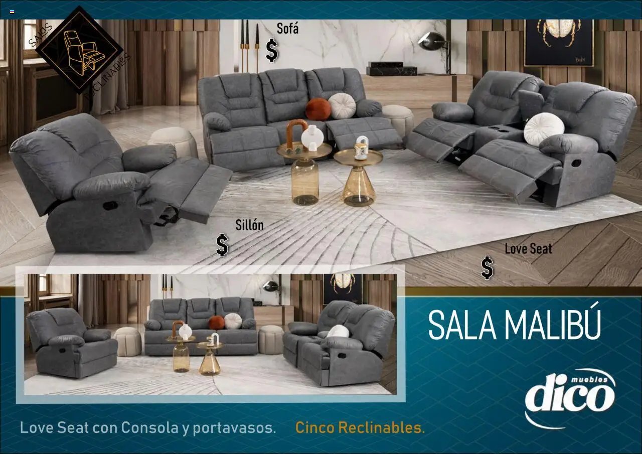 Muebles Dico - Catálogo Salas reclinables