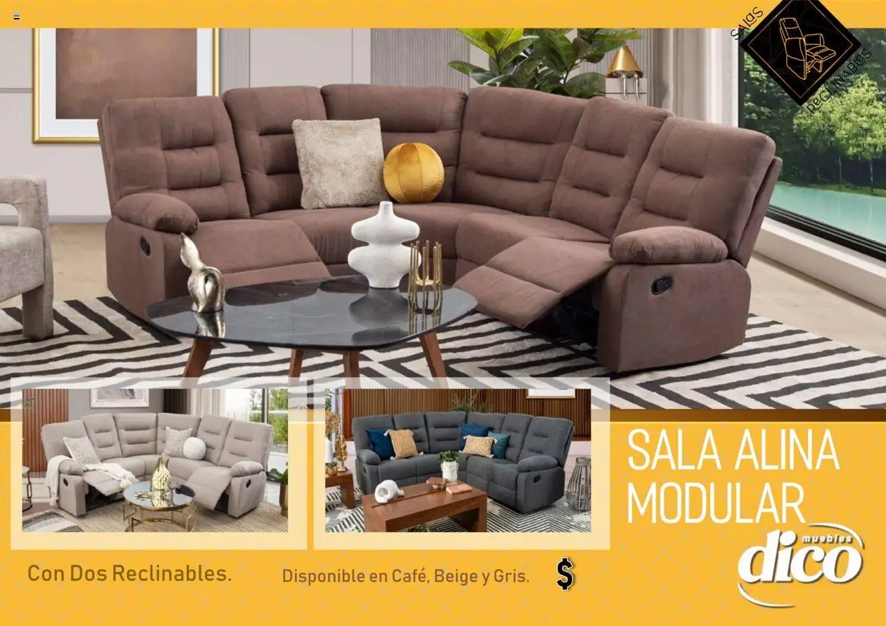 Muebles Dico - Catálogo Salas reclinables