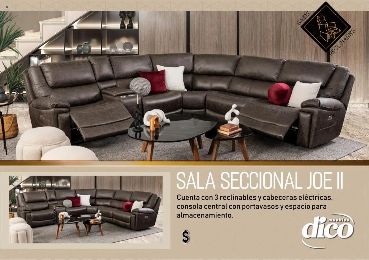 Muebles Dico - Catálogo Salas reclinables