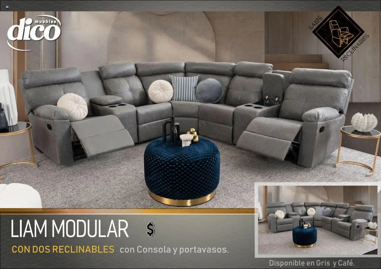 Muebles Dico - Catálogo Salas reclinables