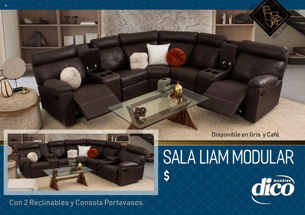Muebles Dico - Catálogo Salas reclinables
