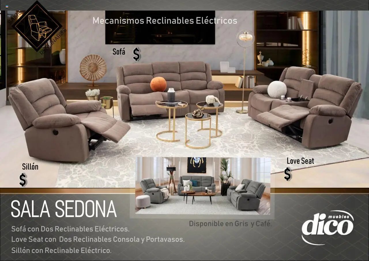 Muebles Dico - Catálogo Salas reclinables