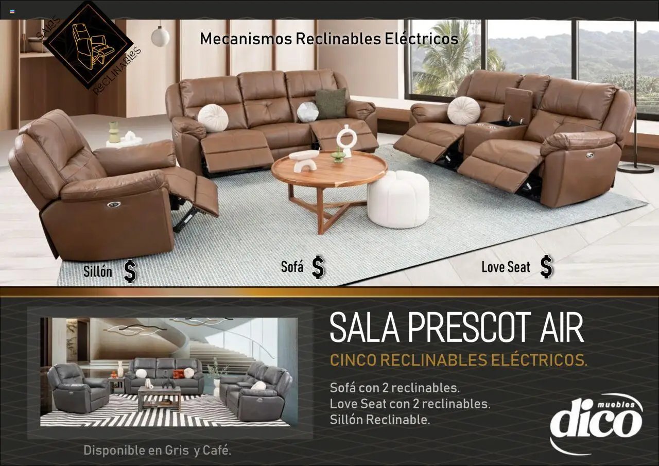 Muebles Dico - Catálogo Salas reclinables