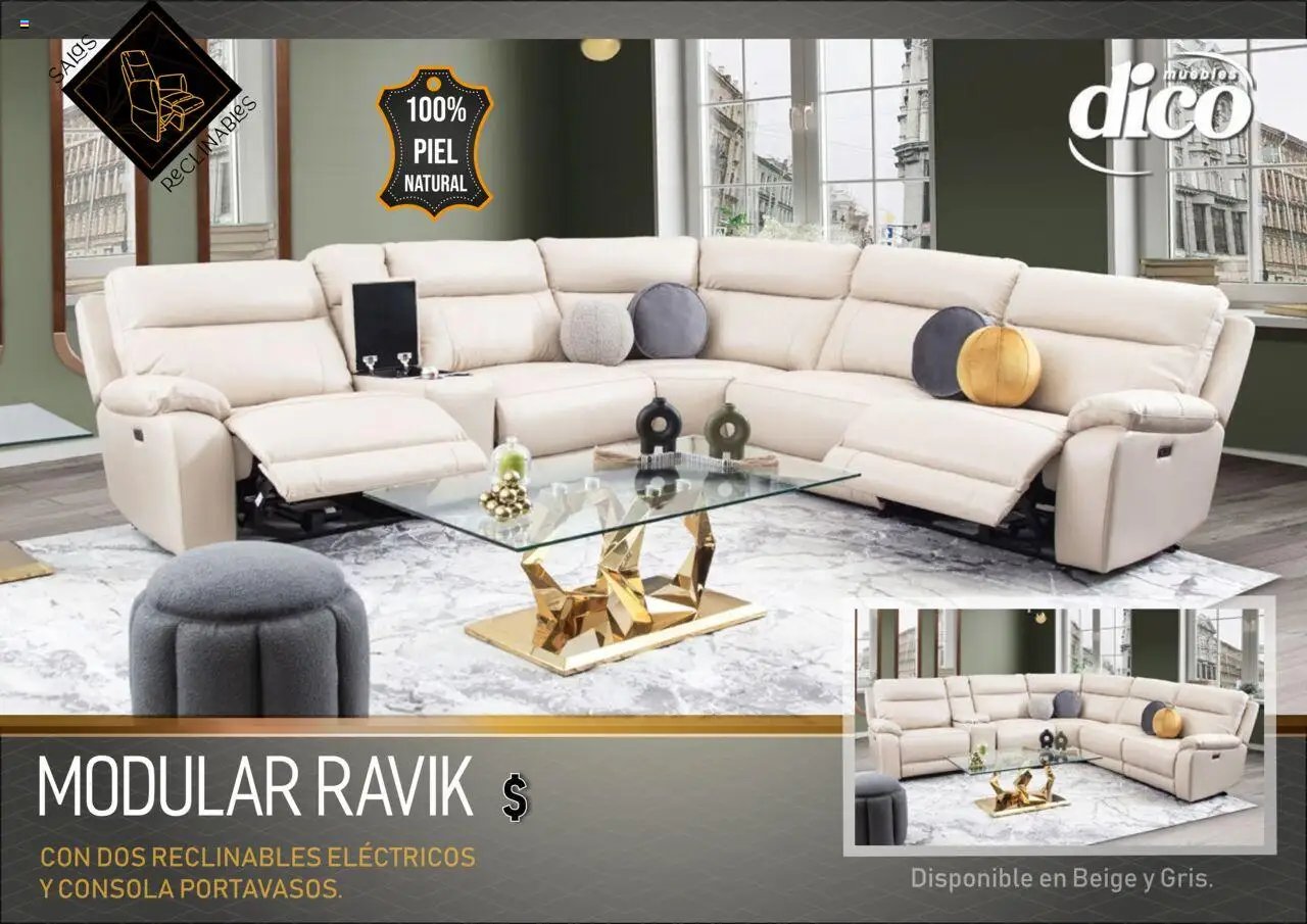 Muebles Dico - Catálogo Salas reclinables