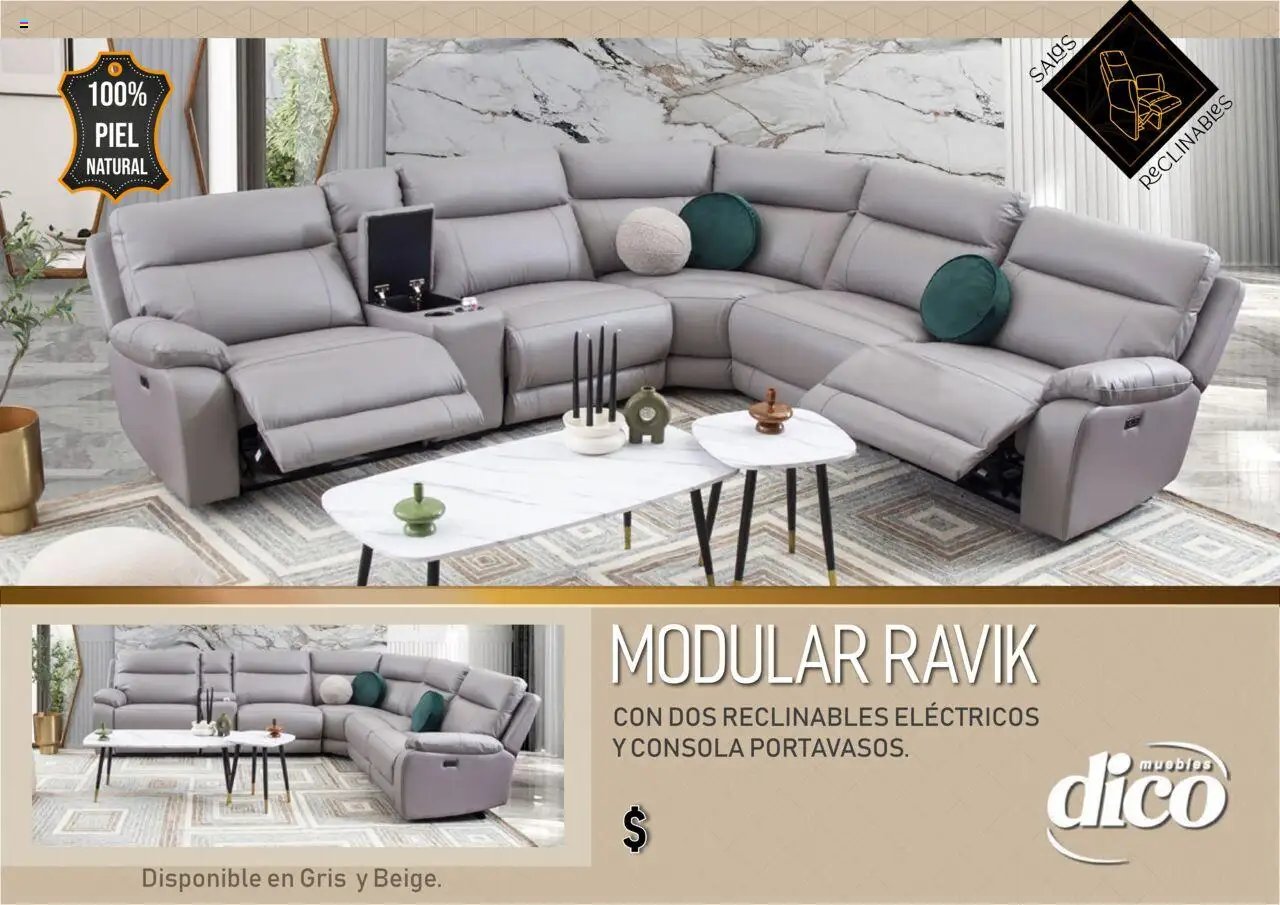 Muebles Dico - Catálogo Salas reclinables