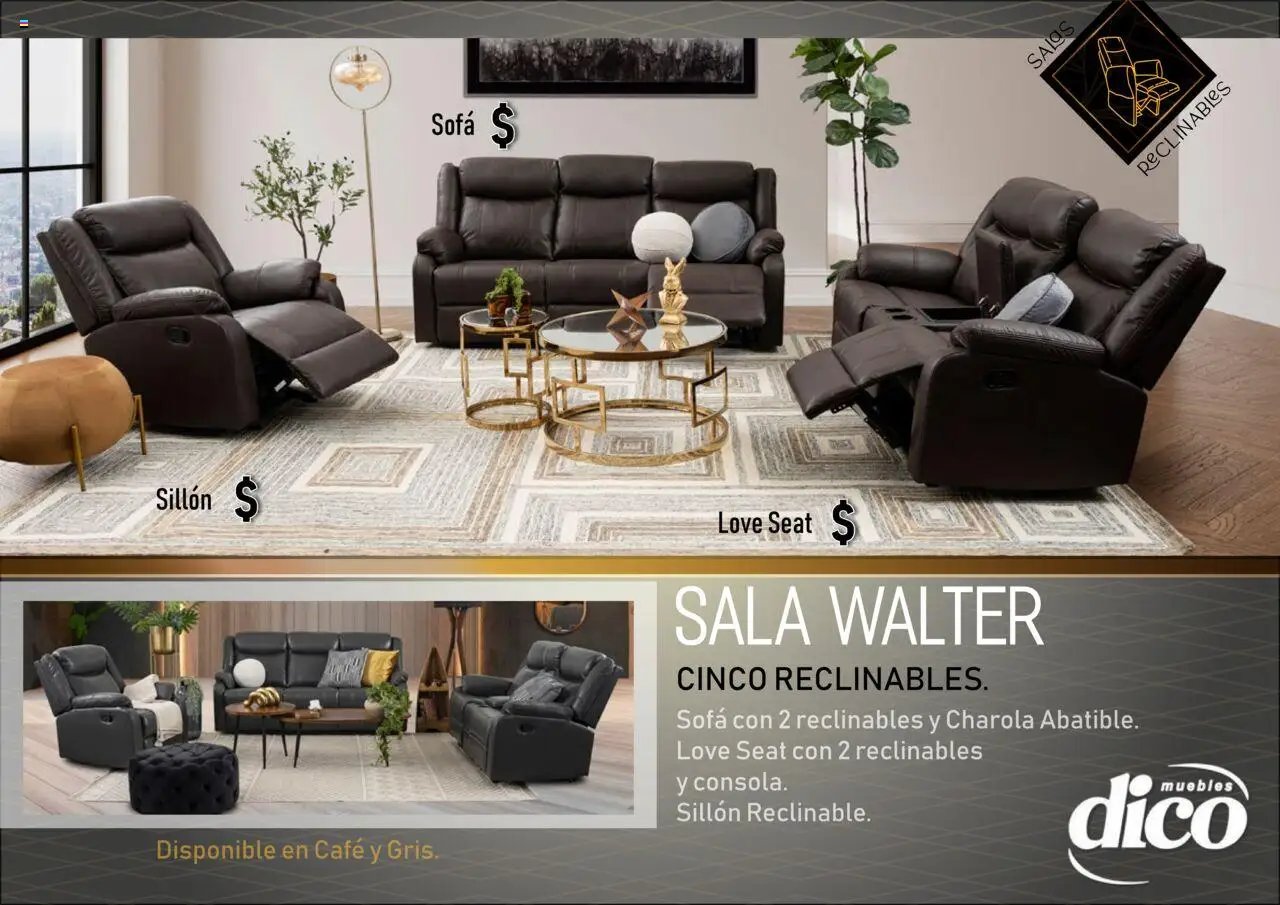 Muebles Dico - Catálogo Salas reclinables