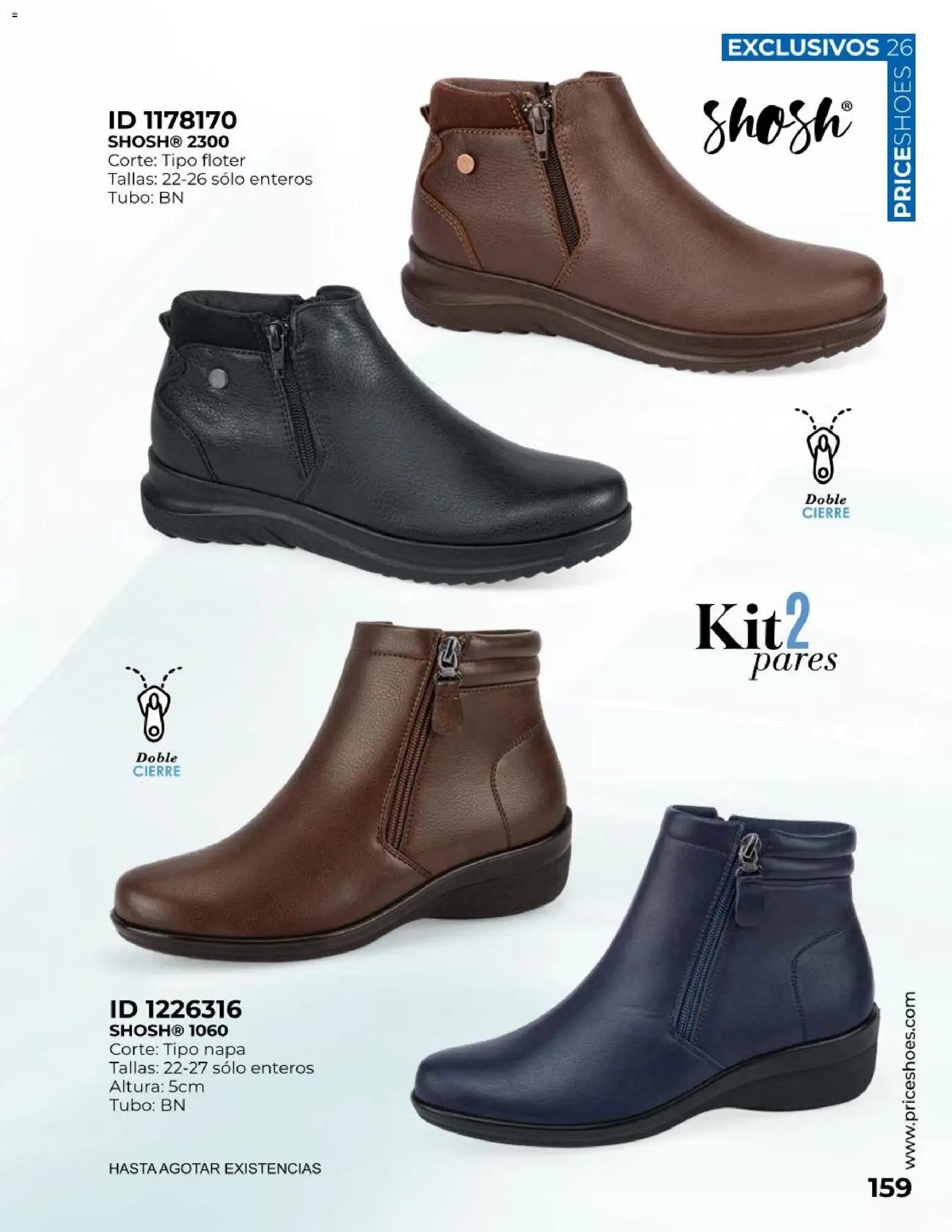 Price Shoes catálogo Exclusivos