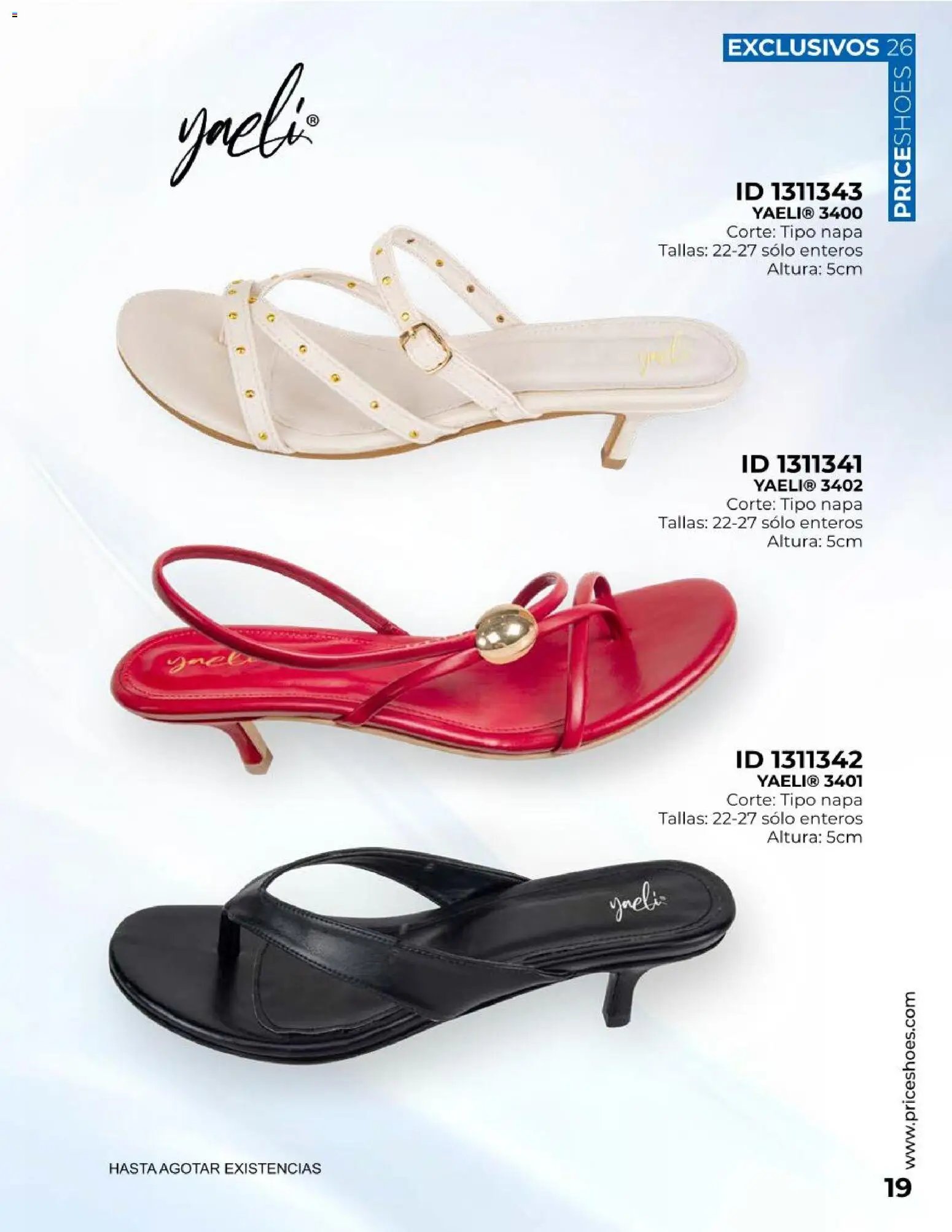 Price Shoes catálogo Exclusivos