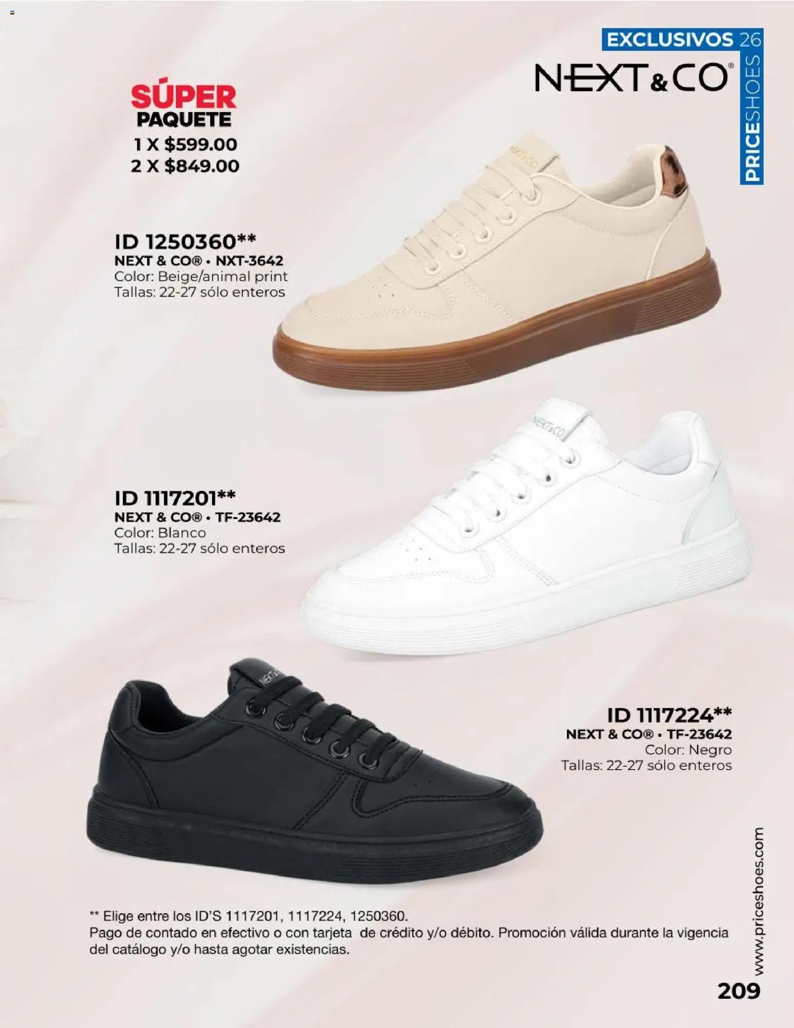 Price Shoes catálogo Exclusivos