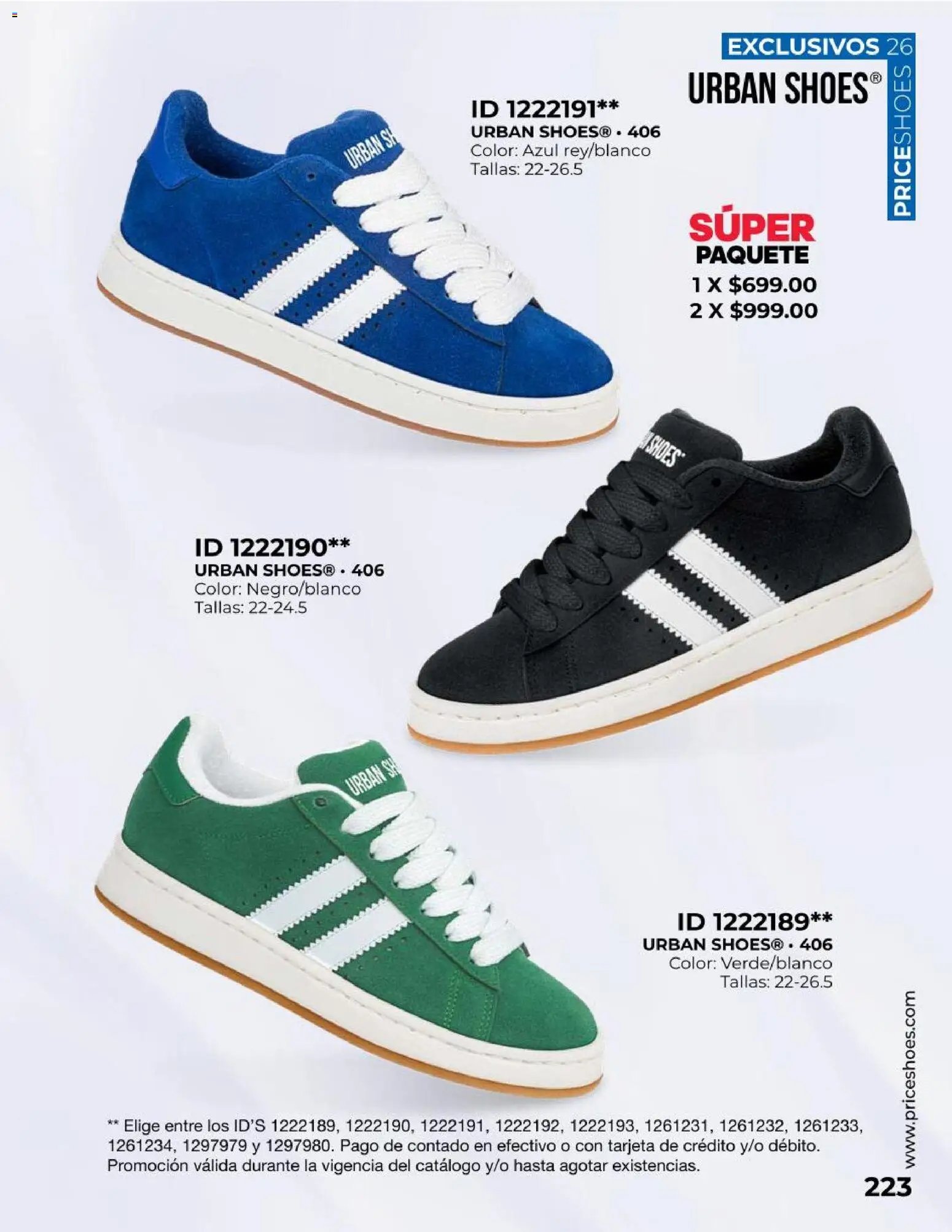 Price Shoes catálogo Exclusivos