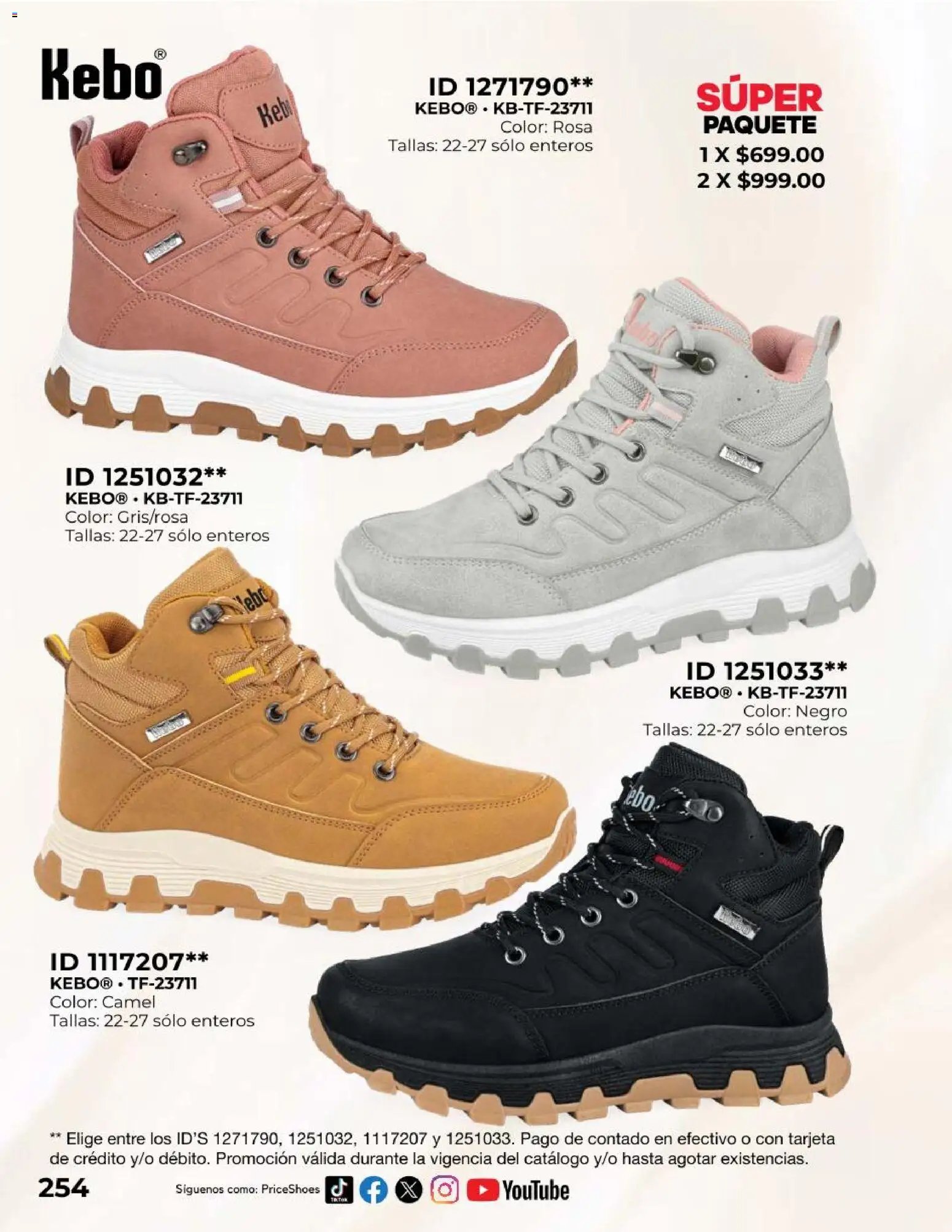 Price Shoes catálogo Exclusivos