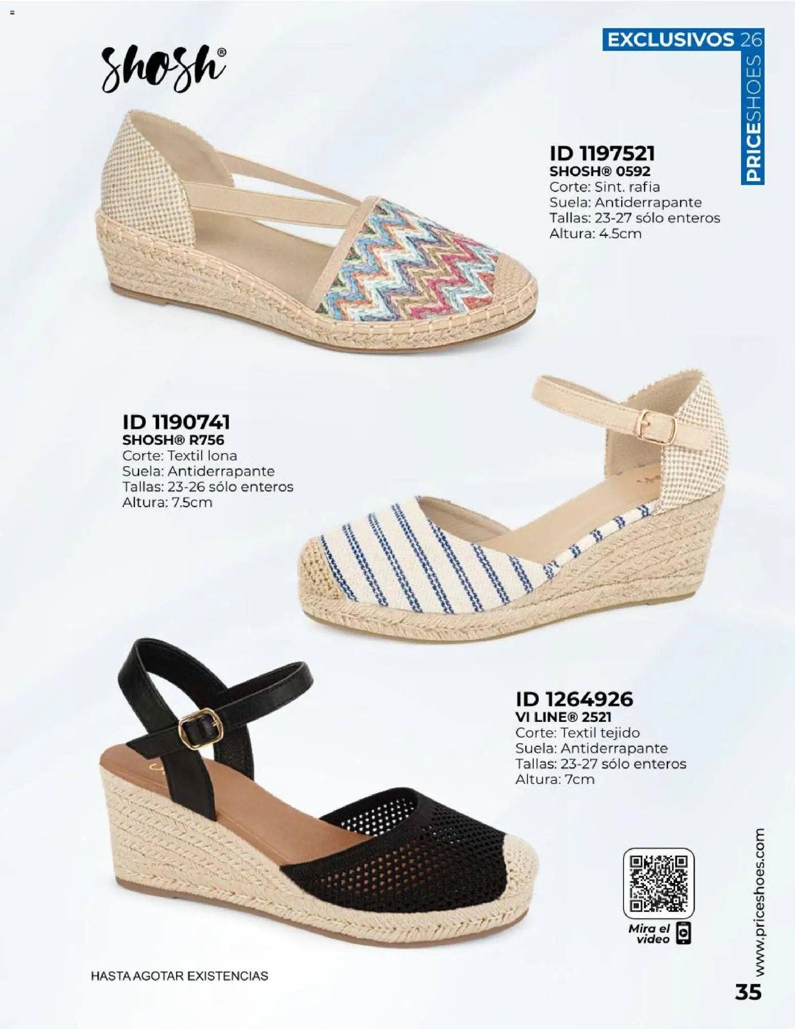 Price Shoes catálogo Exclusivos
