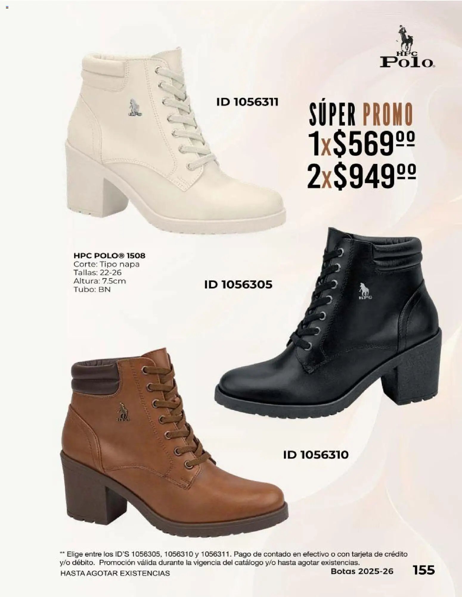 Price Shoes catálogo Botas