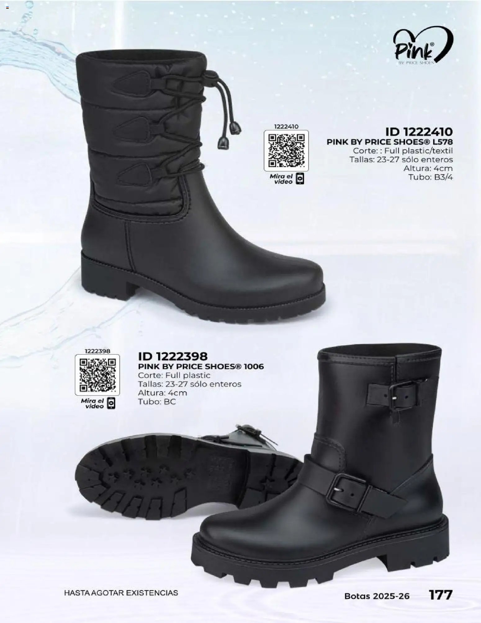 Price Shoes catálogo Botas