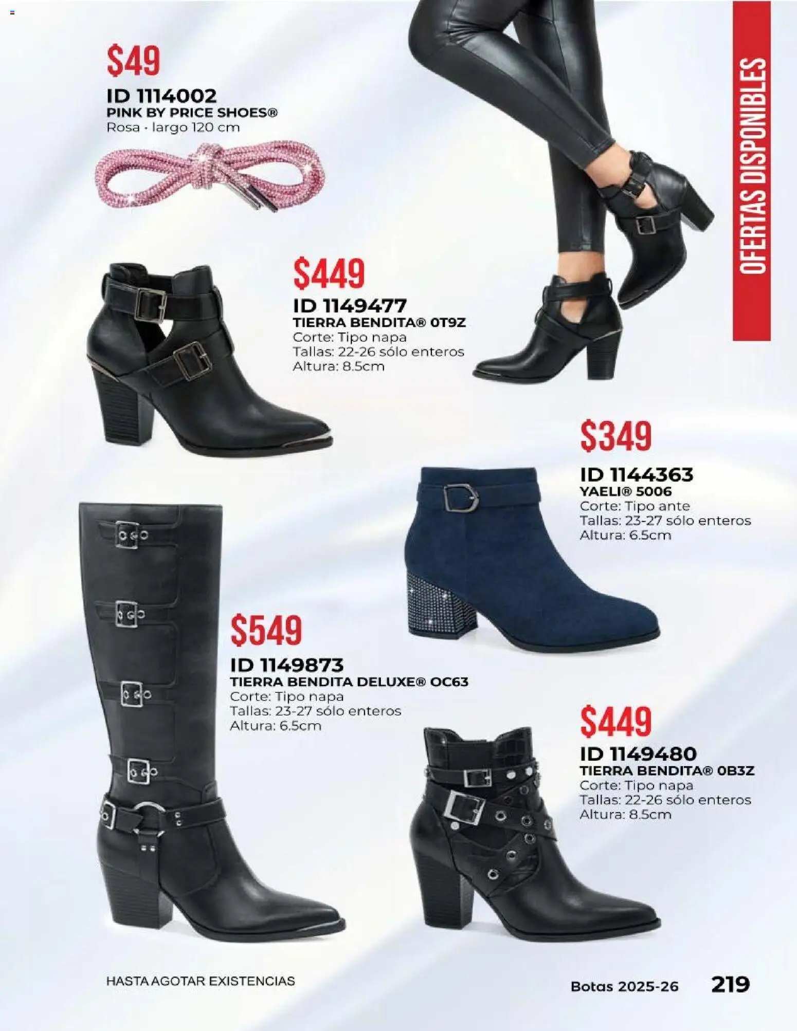 Price Shoes catálogo Botas