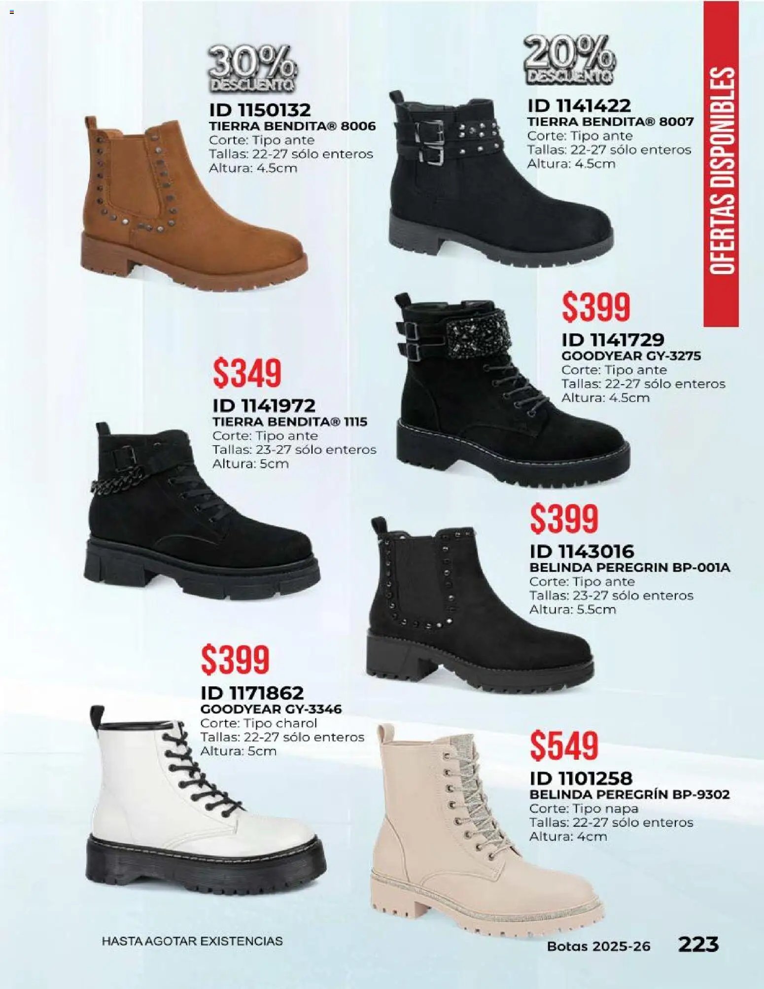 Price Shoes catálogo Botas