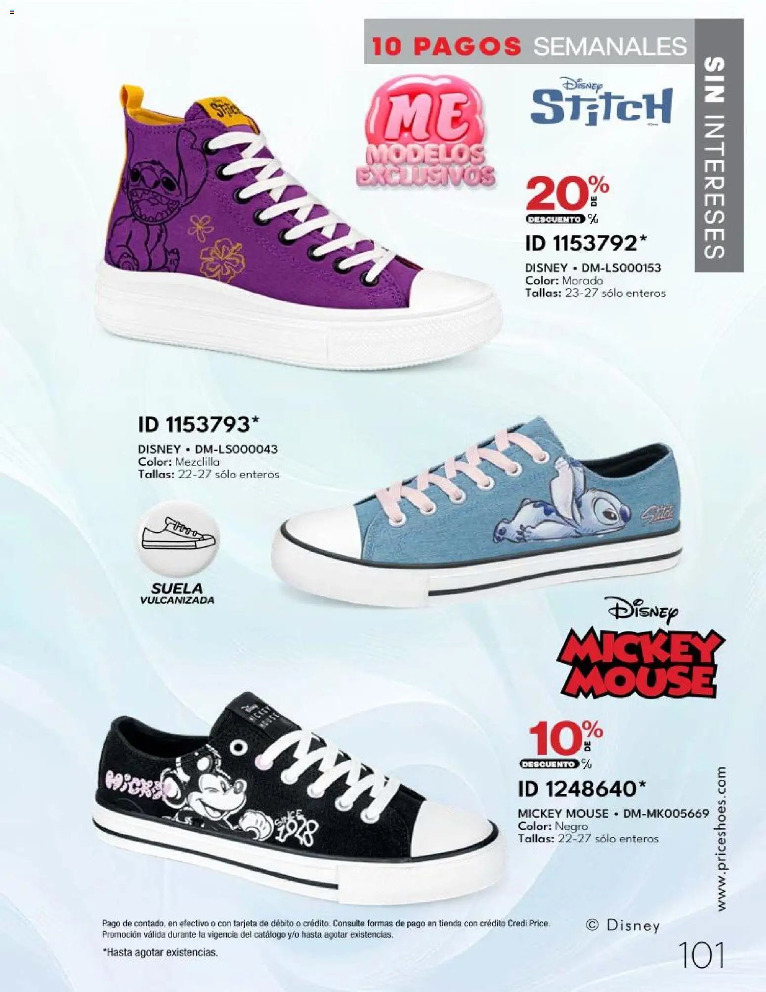 Price Shoes catálogo 10 Pagos Sin Intereses