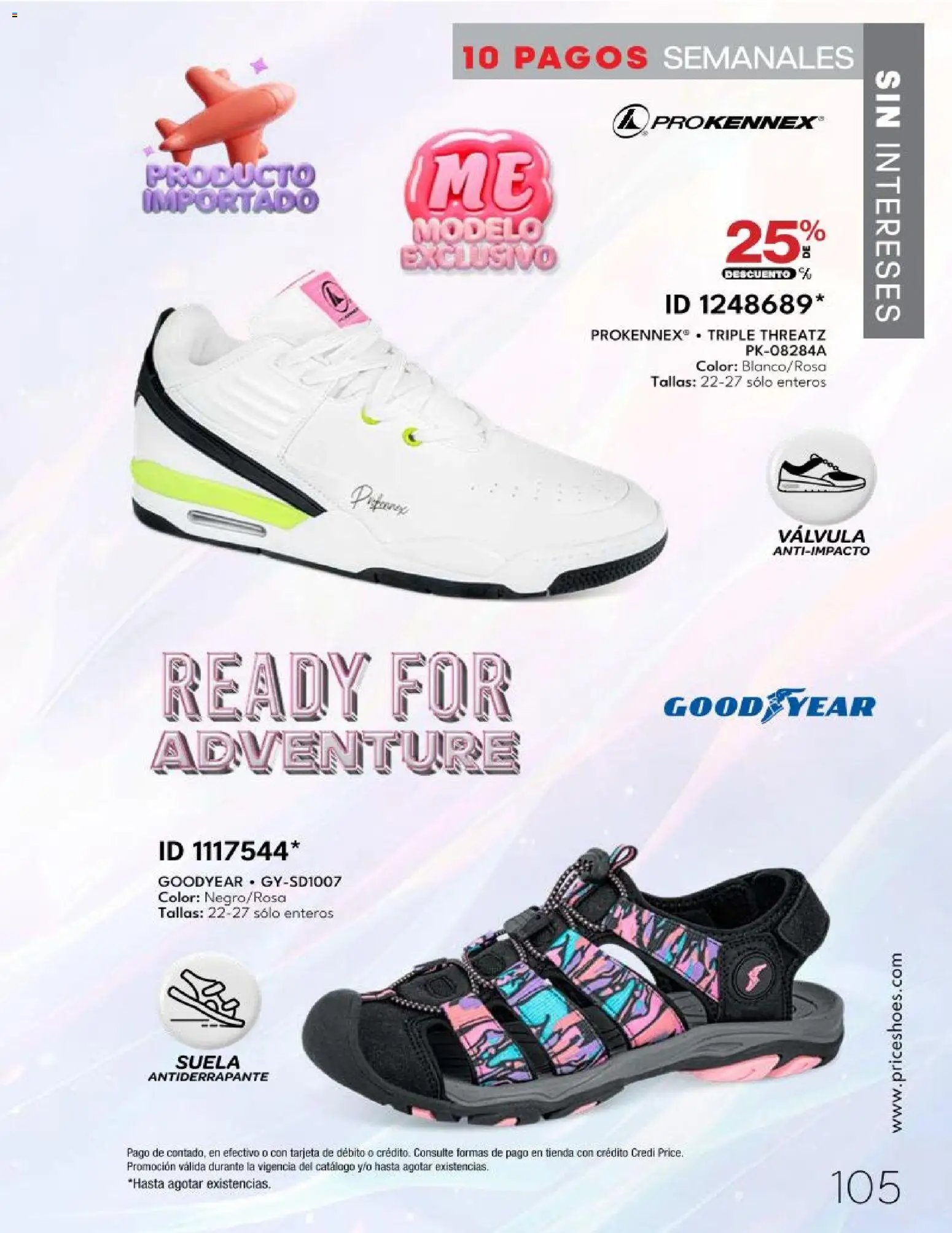 Price Shoes catálogo 10 Pagos Sin Intereses