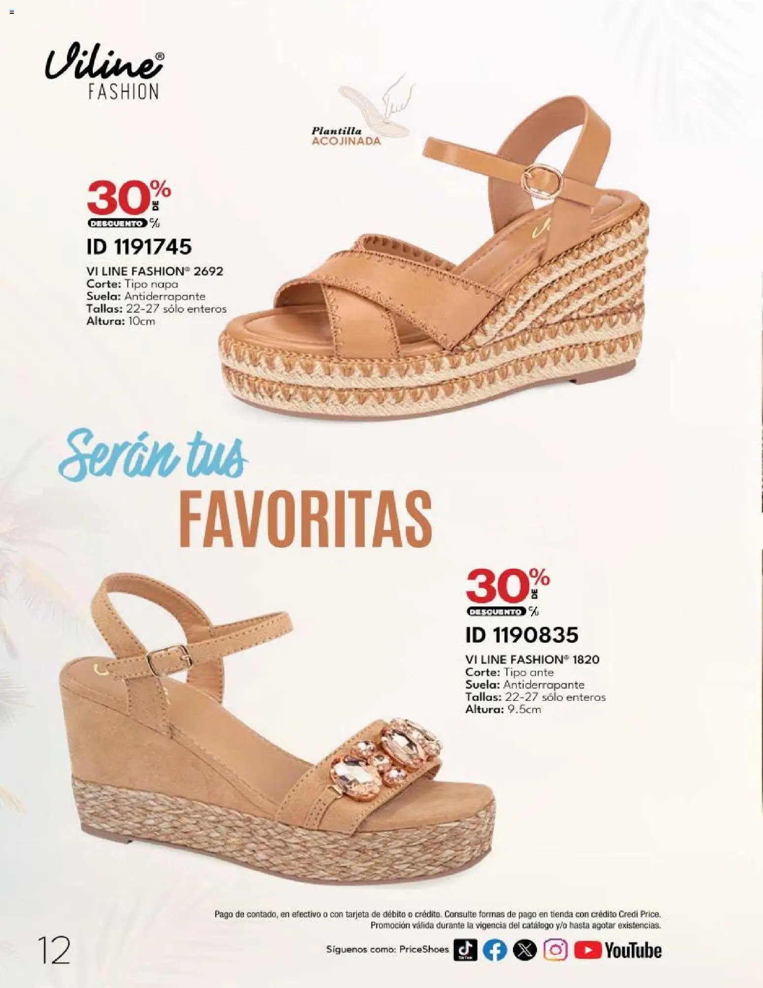Price Shoes catálogo 10 Pagos Sin Intereses