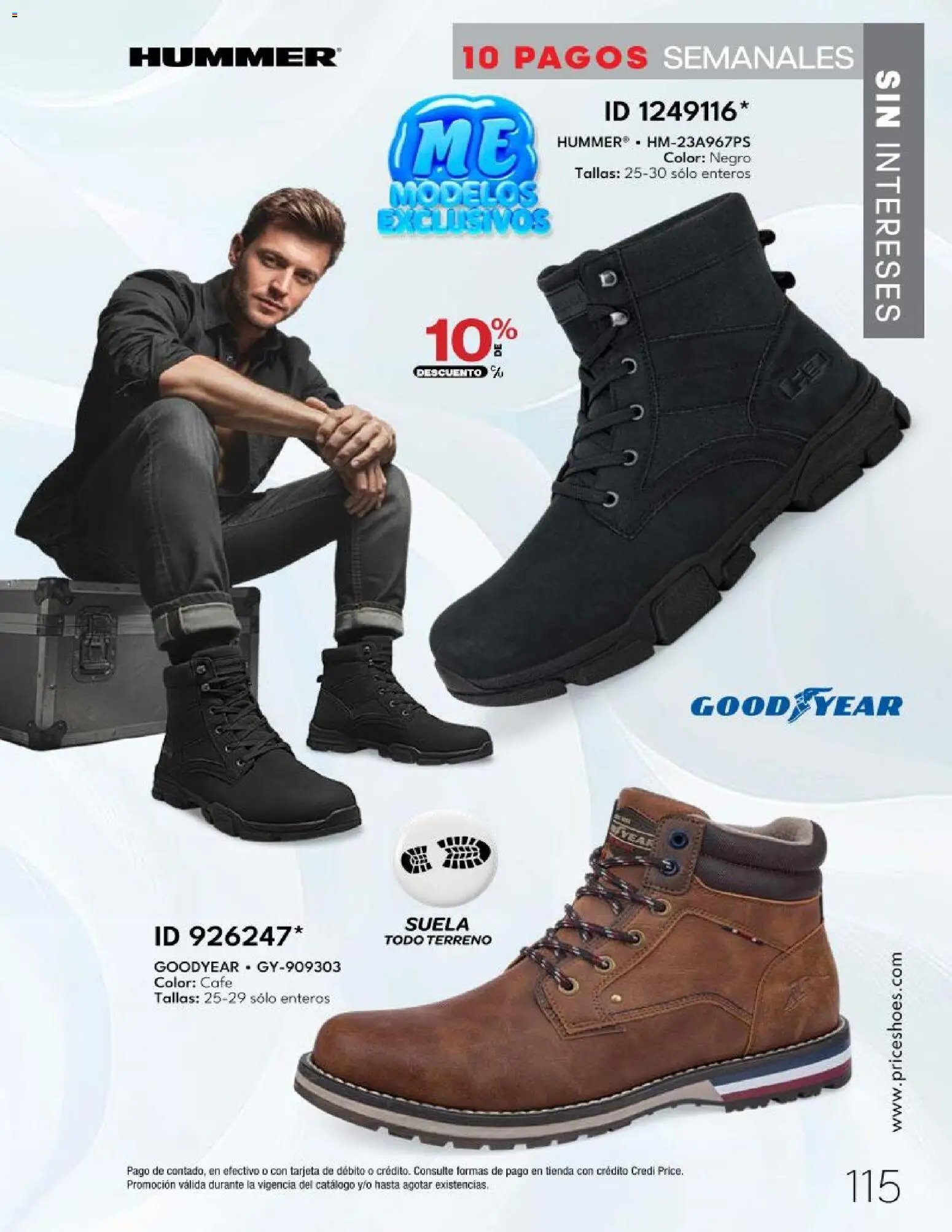 Price Shoes catálogo 10 Pagos Sin Intereses
