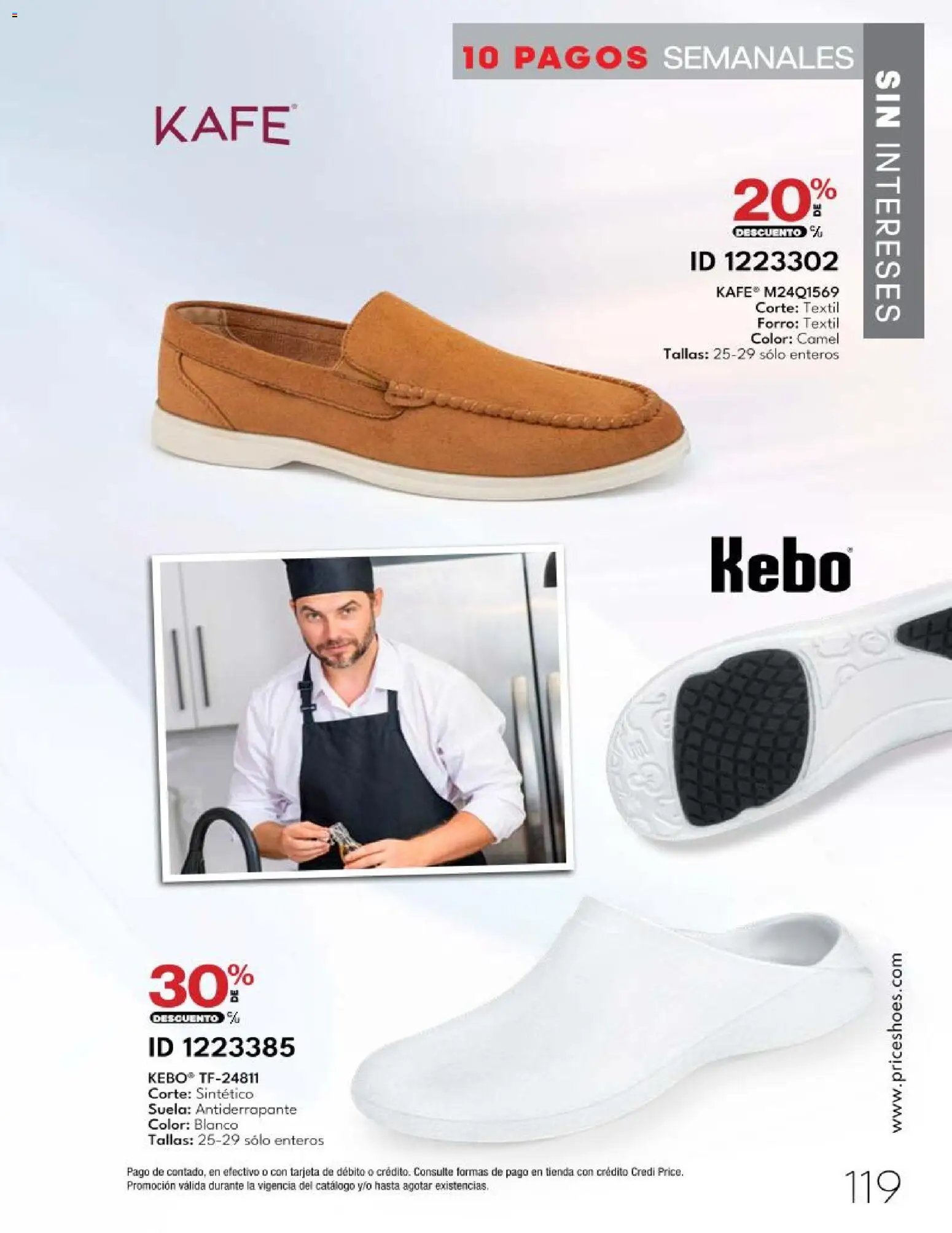 Price Shoes catálogo 10 Pagos Sin Intereses