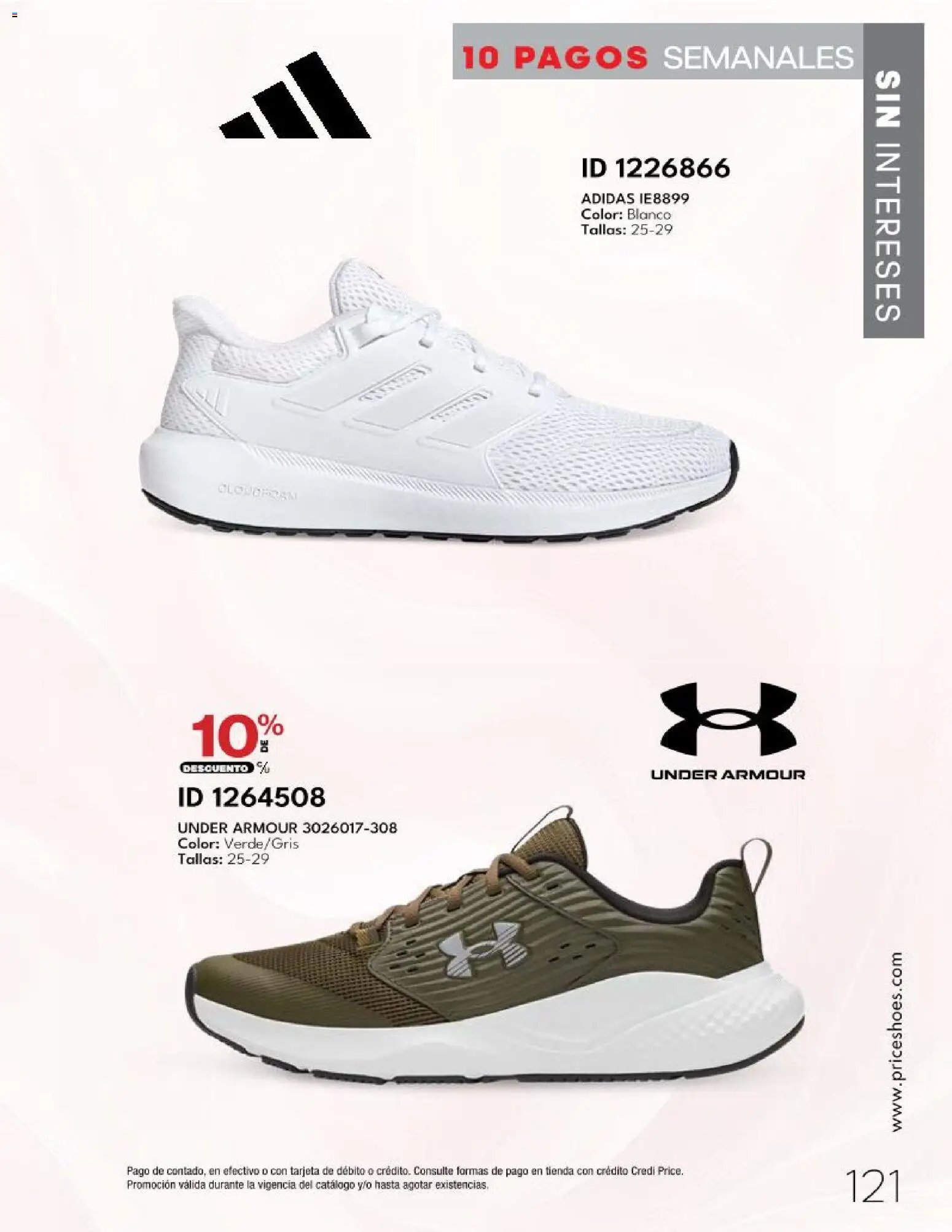 Price Shoes catálogo 10 Pagos Sin Intereses
