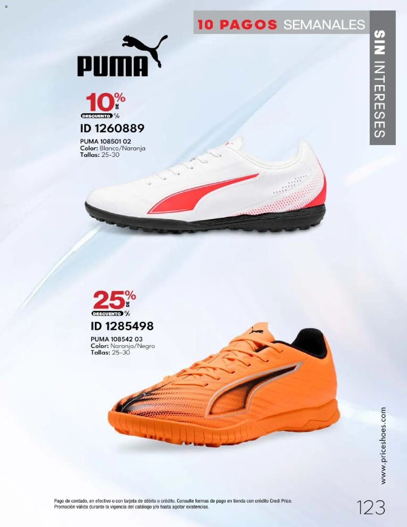 Price Shoes catálogo 10 Pagos Sin Intereses
