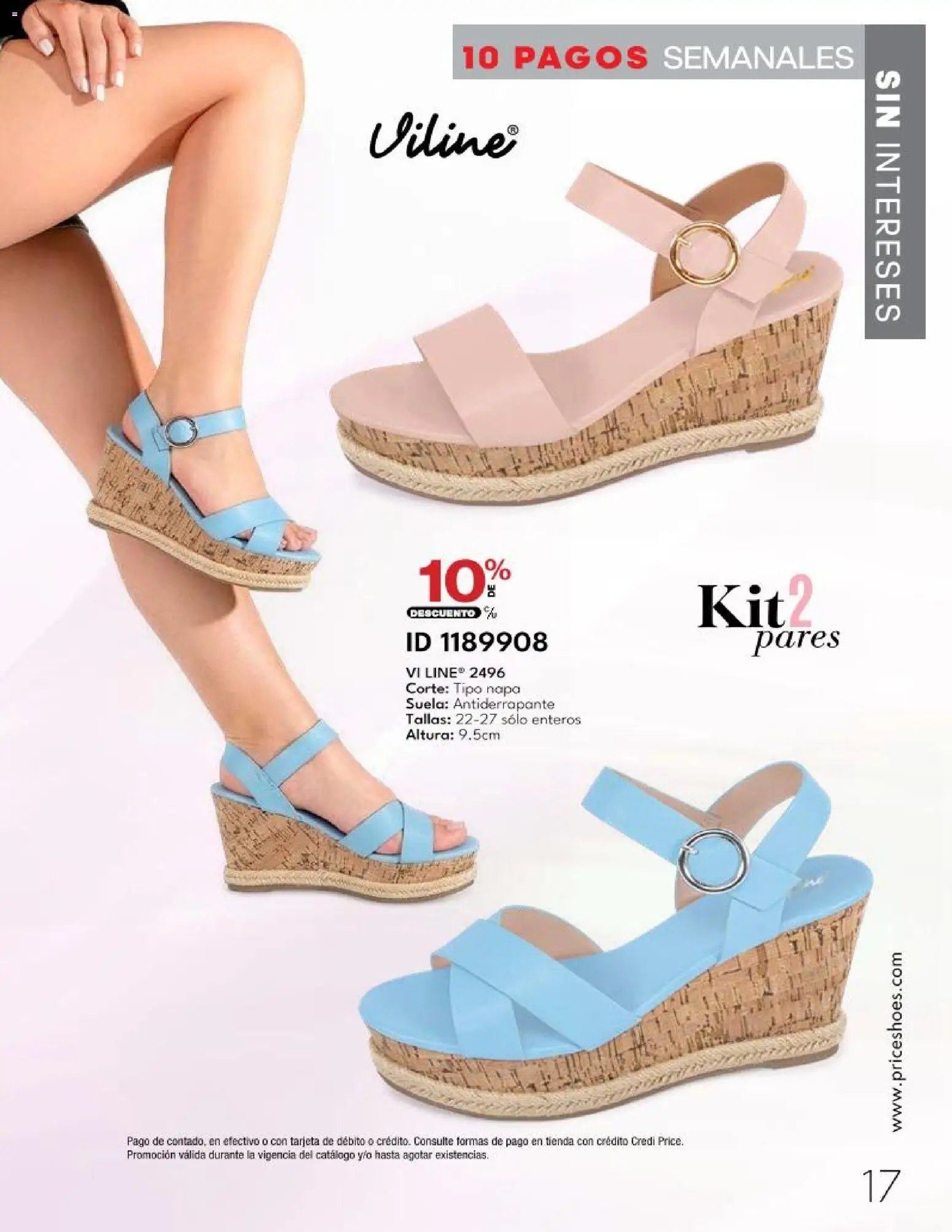 Price Shoes catálogo 10 Pagos Sin Intereses