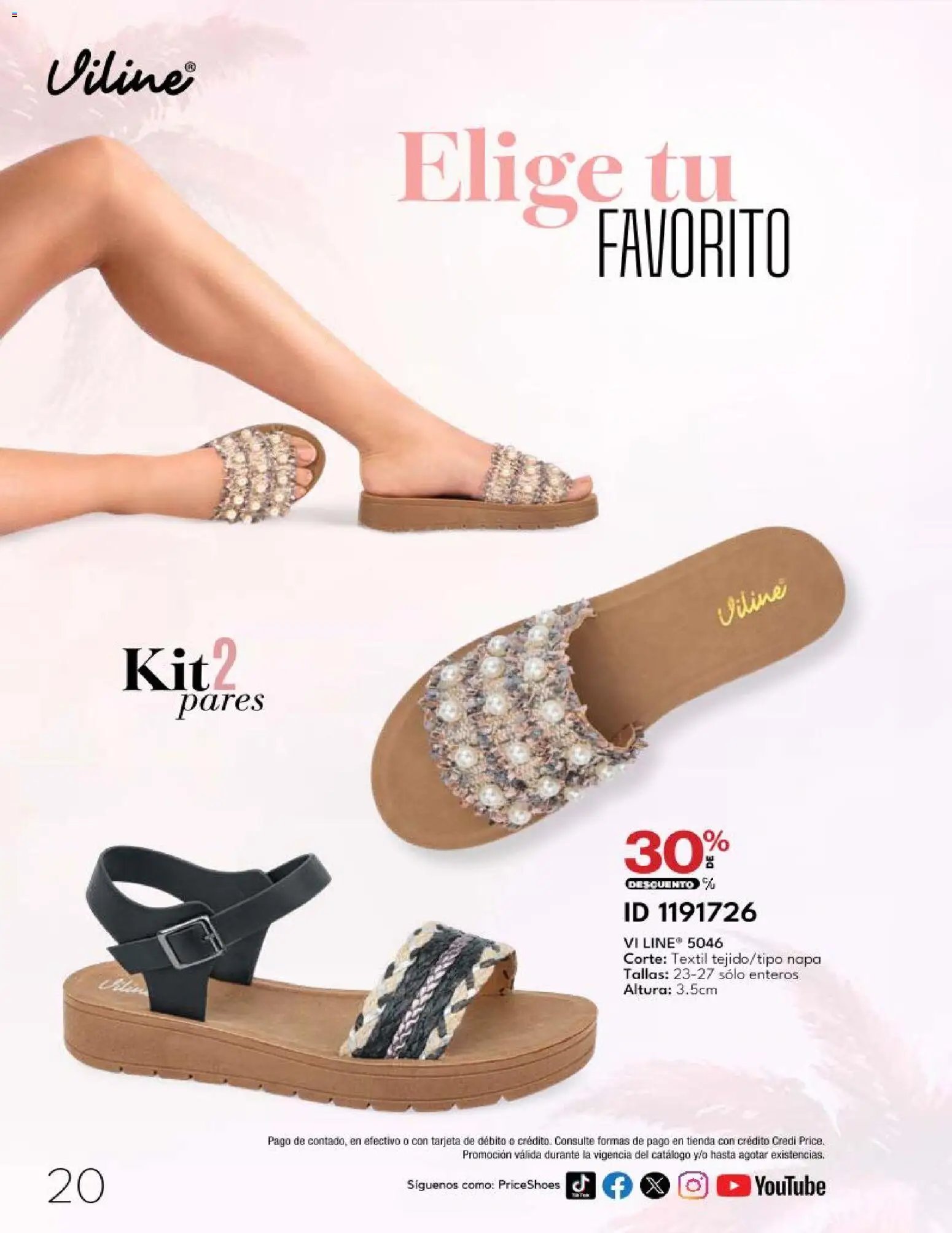 Price Shoes catálogo 10 Pagos Sin Intereses