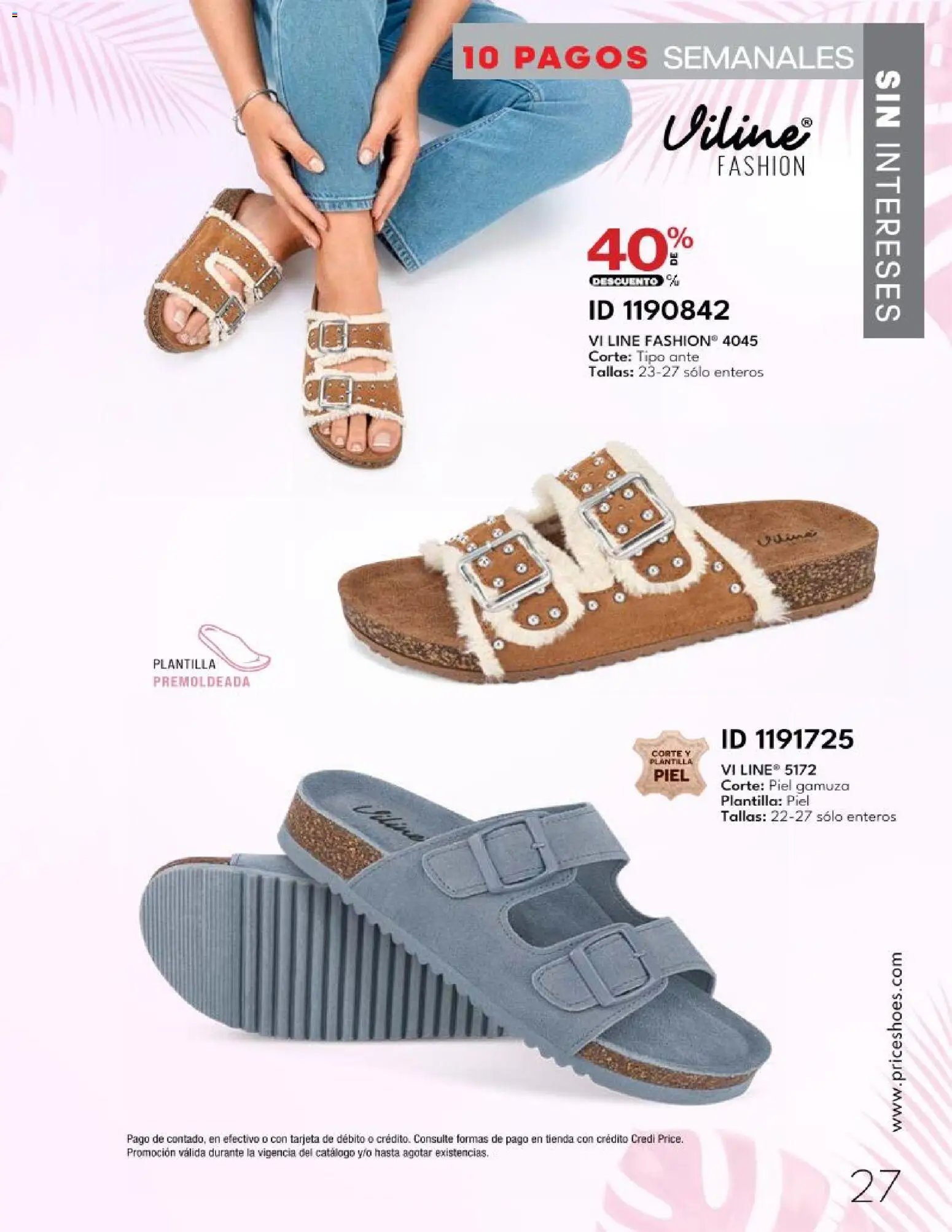 Price Shoes catálogo 10 Pagos Sin Intereses