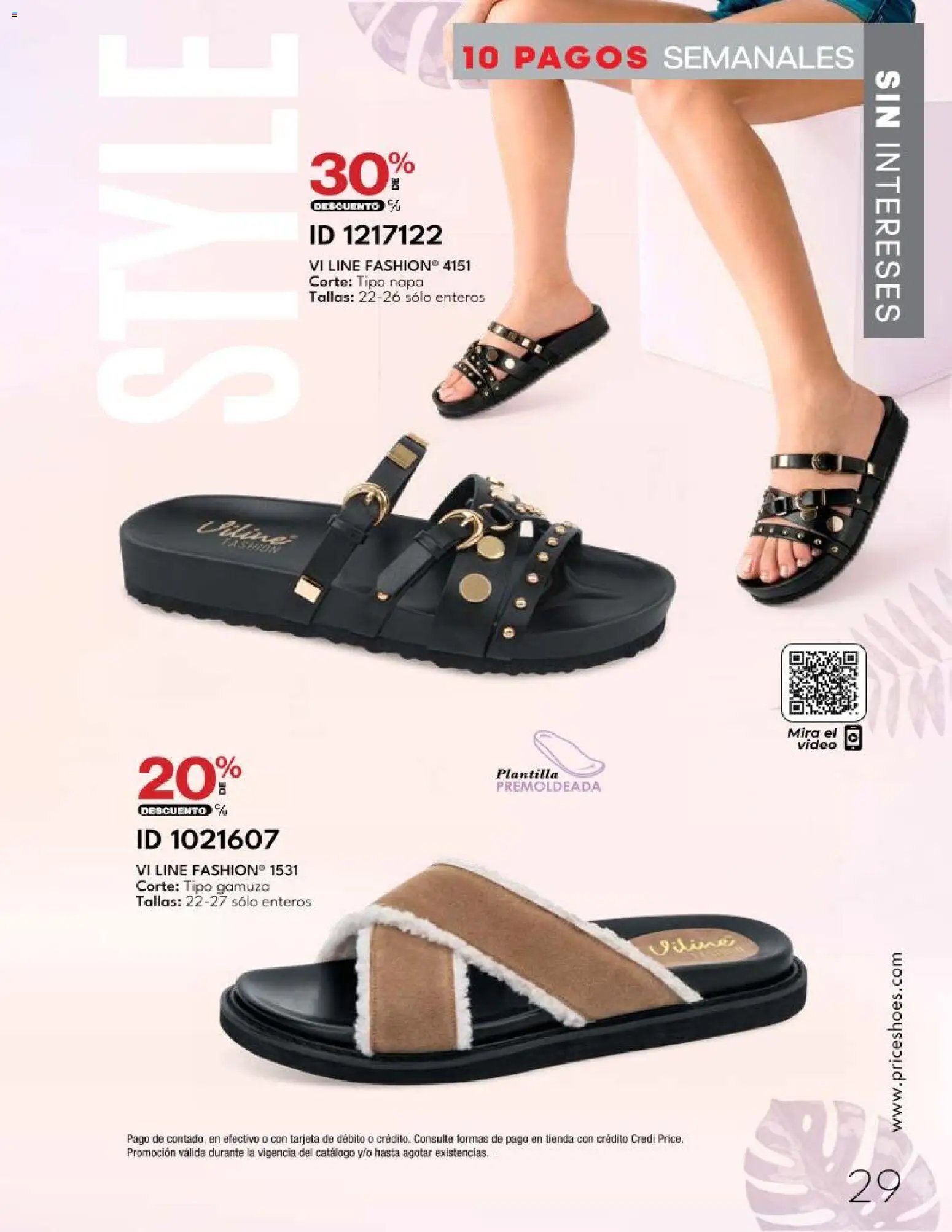 Price Shoes catálogo 10 Pagos Sin Intereses
