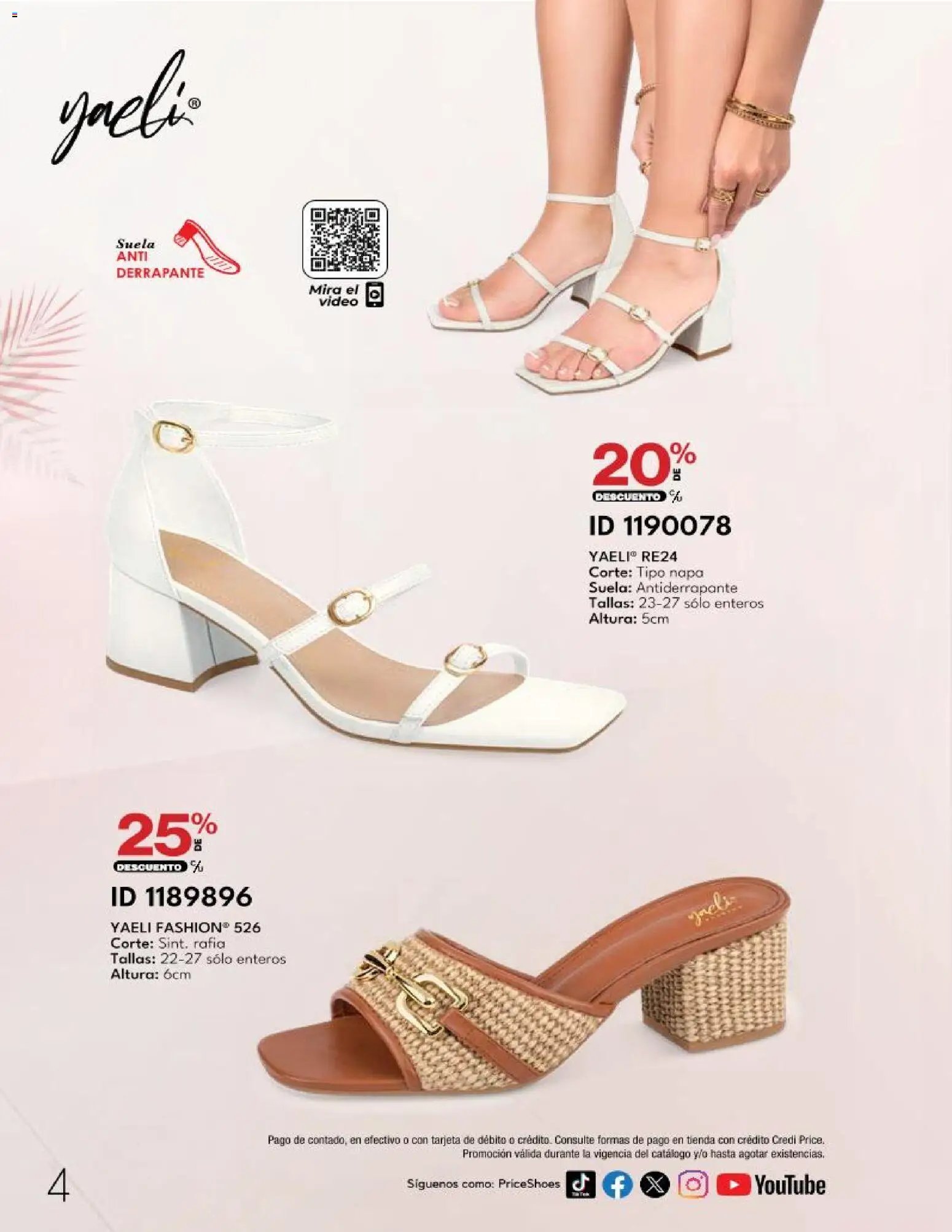 Price Shoes catálogo 10 Pagos Sin Intereses