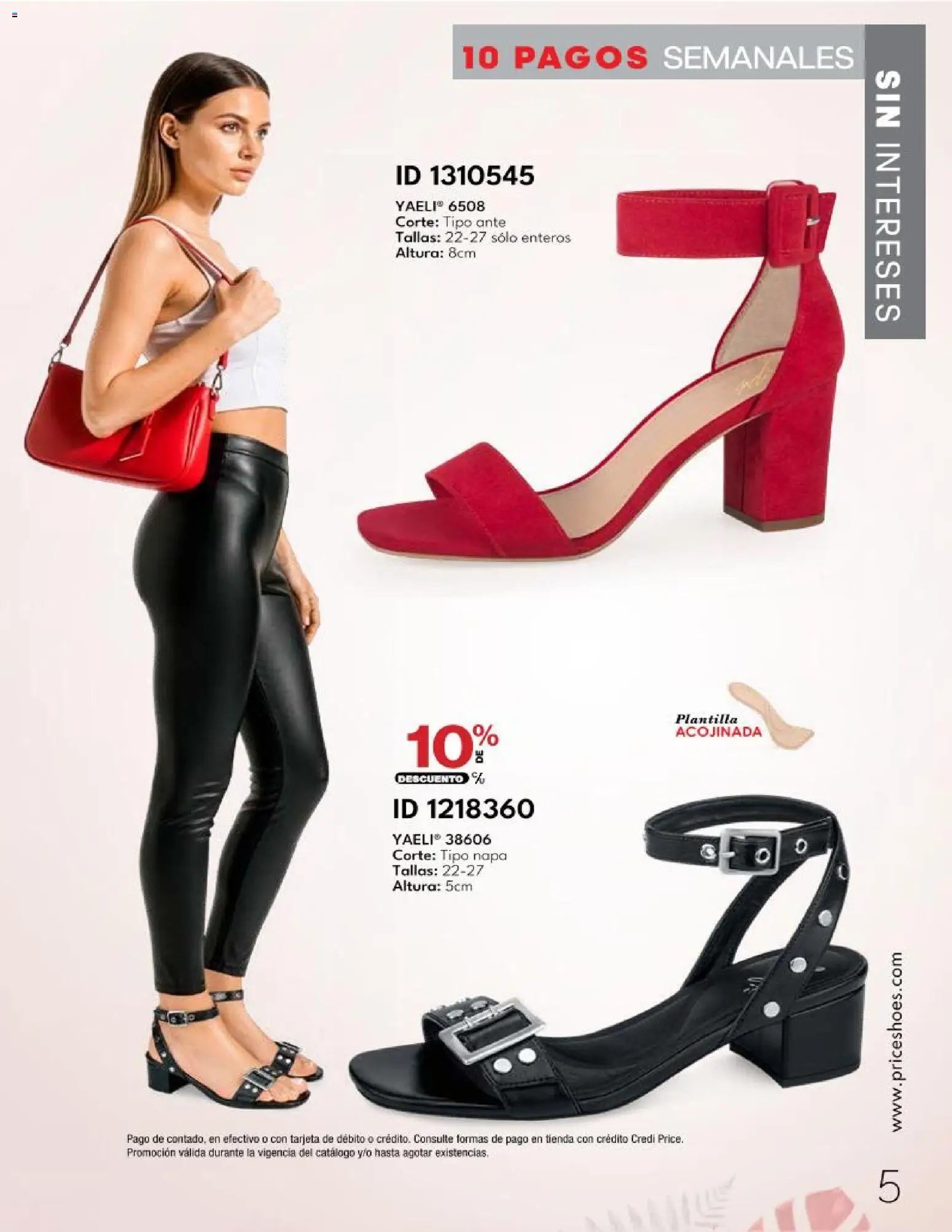 Price Shoes catálogo 10 Pagos Sin Intereses