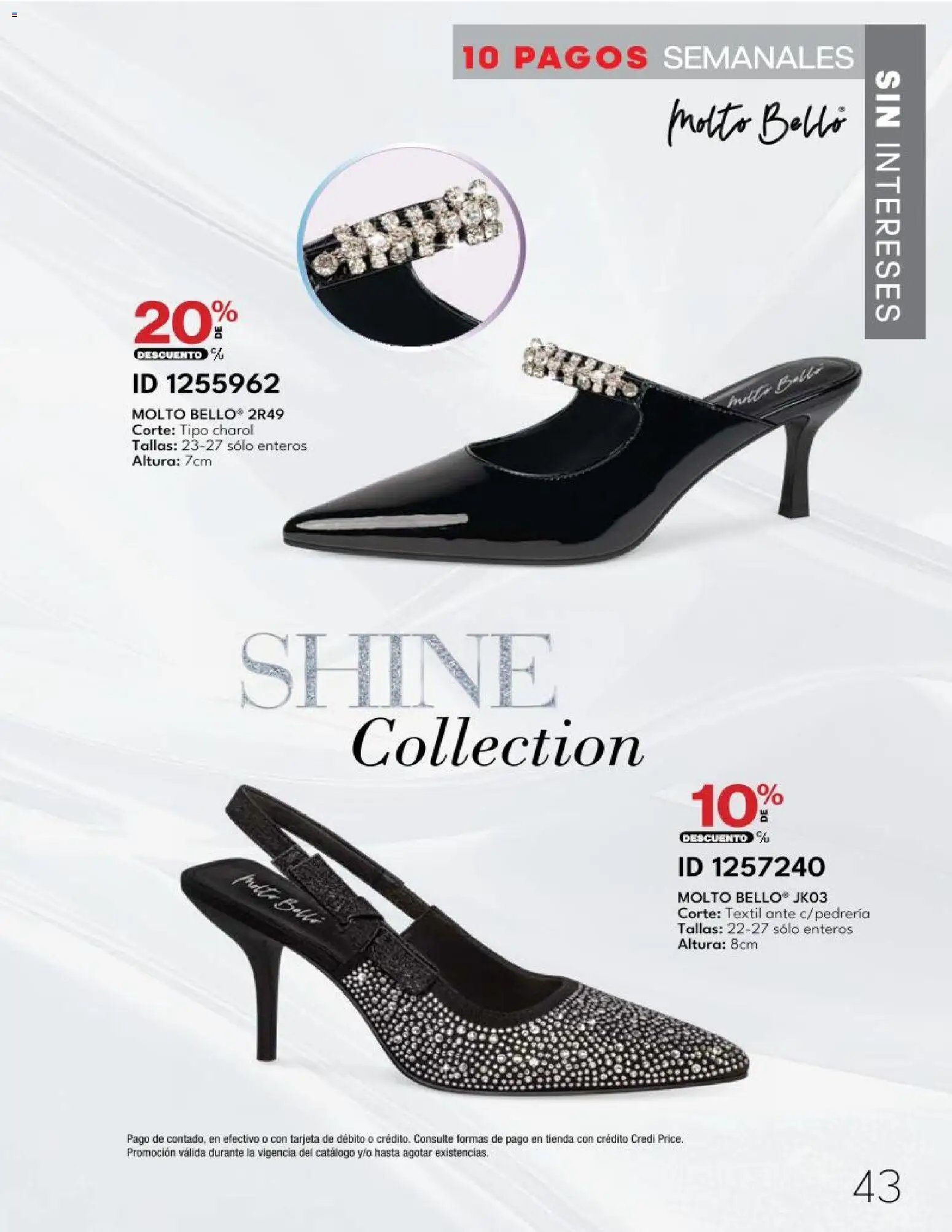 Price Shoes catálogo 10 Pagos Sin Intereses