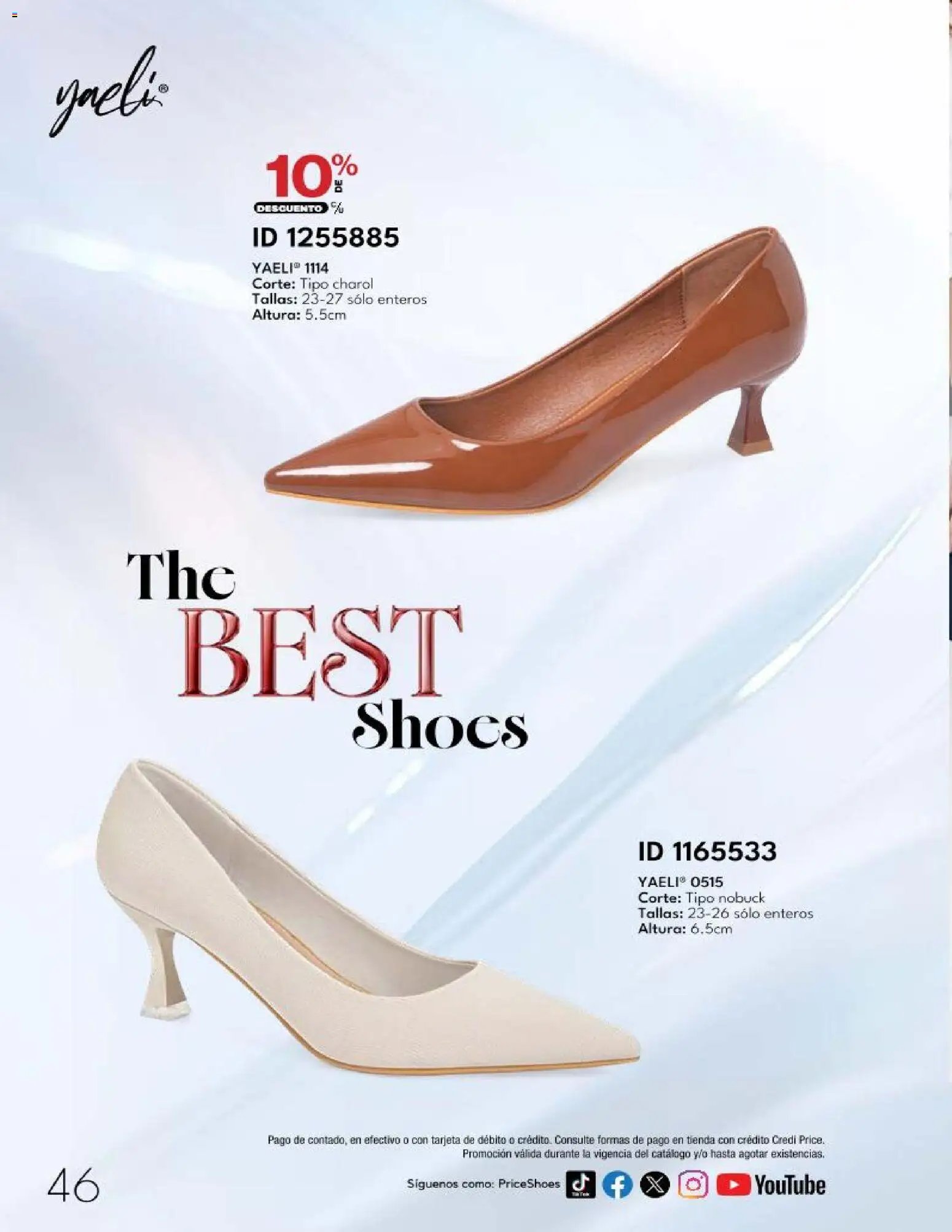 Price Shoes catálogo 10 Pagos Sin Intereses