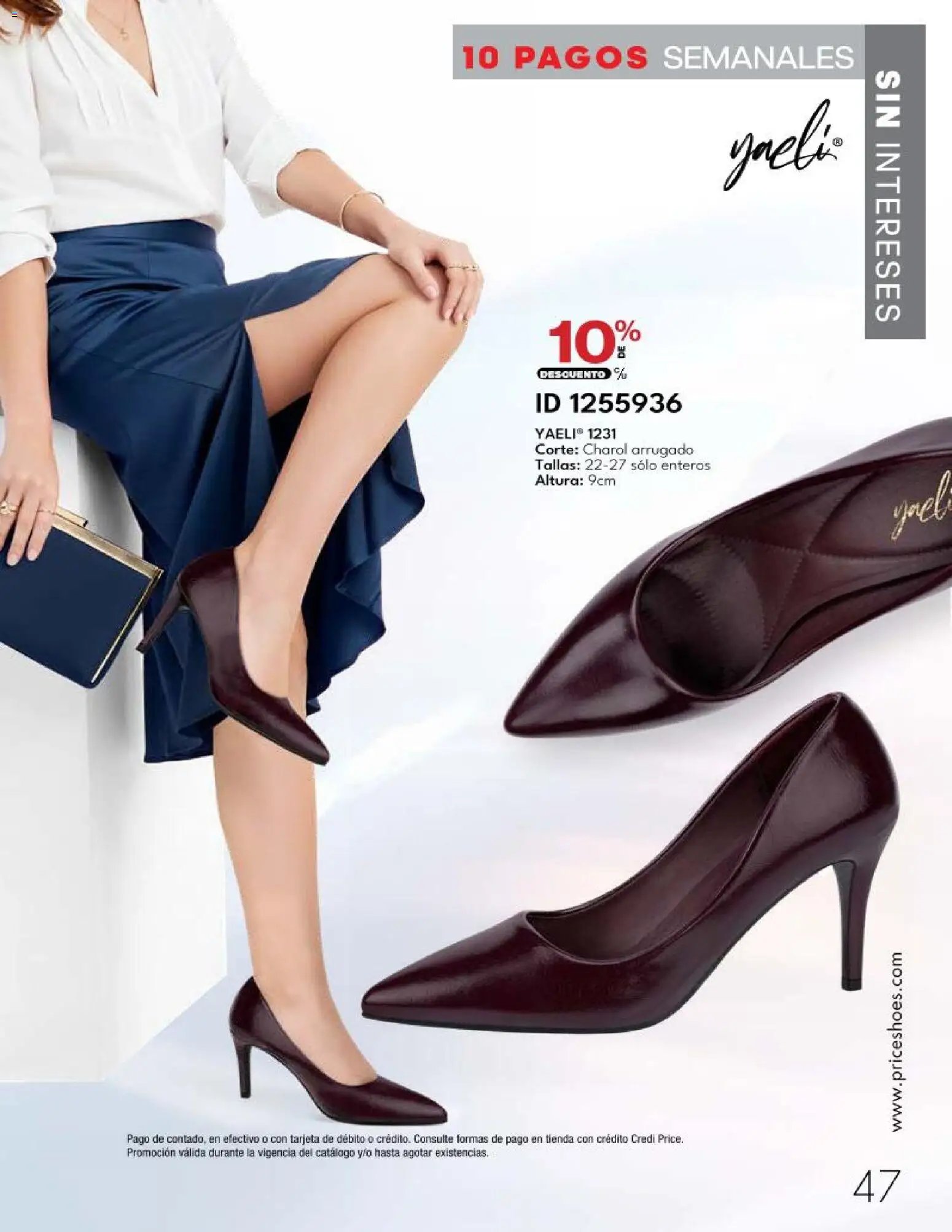 Price Shoes catálogo 10 Pagos Sin Intereses