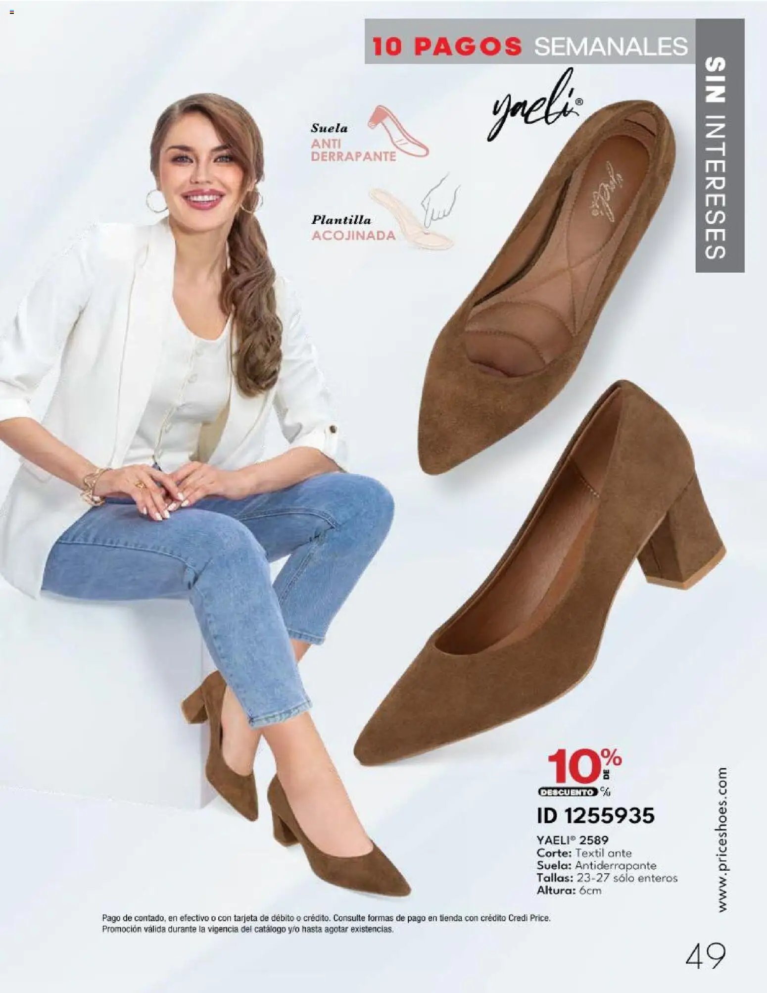 Price Shoes catálogo 10 Pagos Sin Intereses