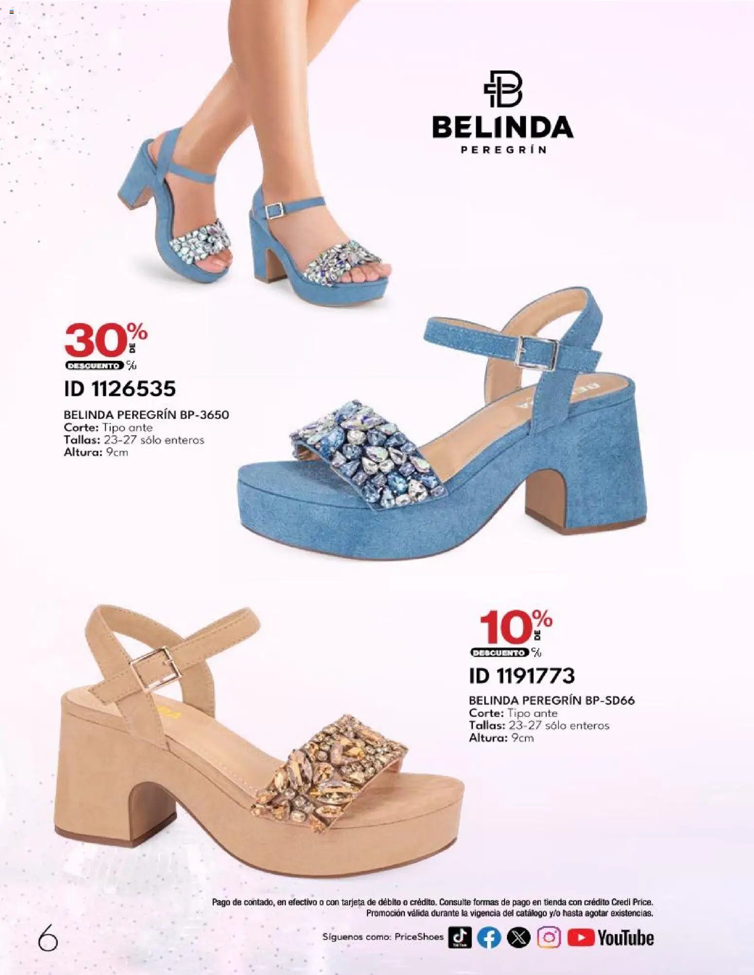 Price Shoes catálogo 10 Pagos Sin Intereses
