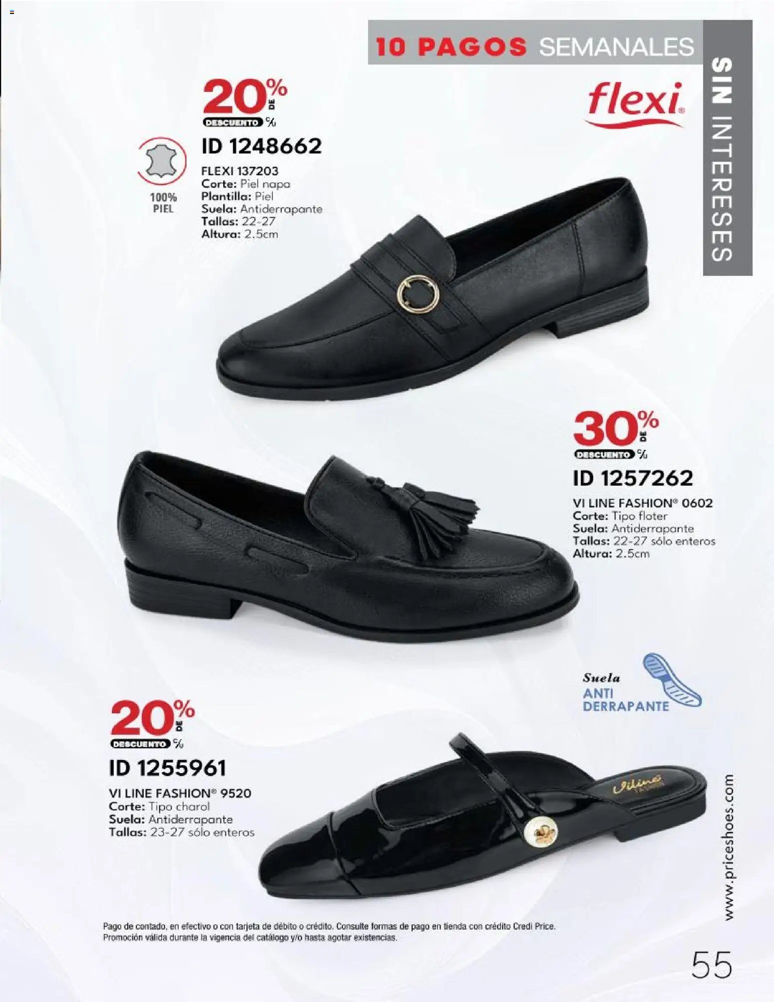 Price Shoes catálogo 10 Pagos Sin Intereses