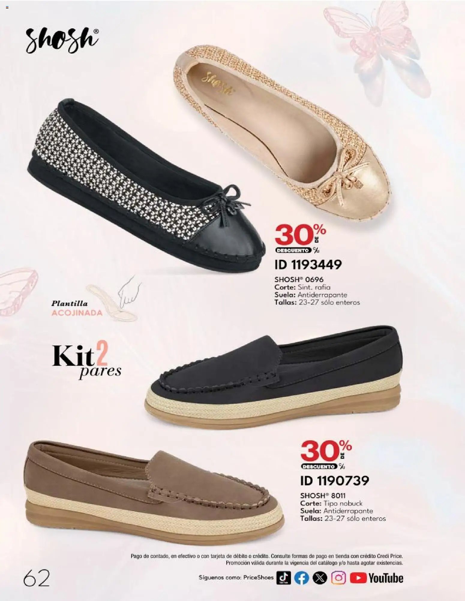 Price Shoes catálogo 10 Pagos Sin Intereses