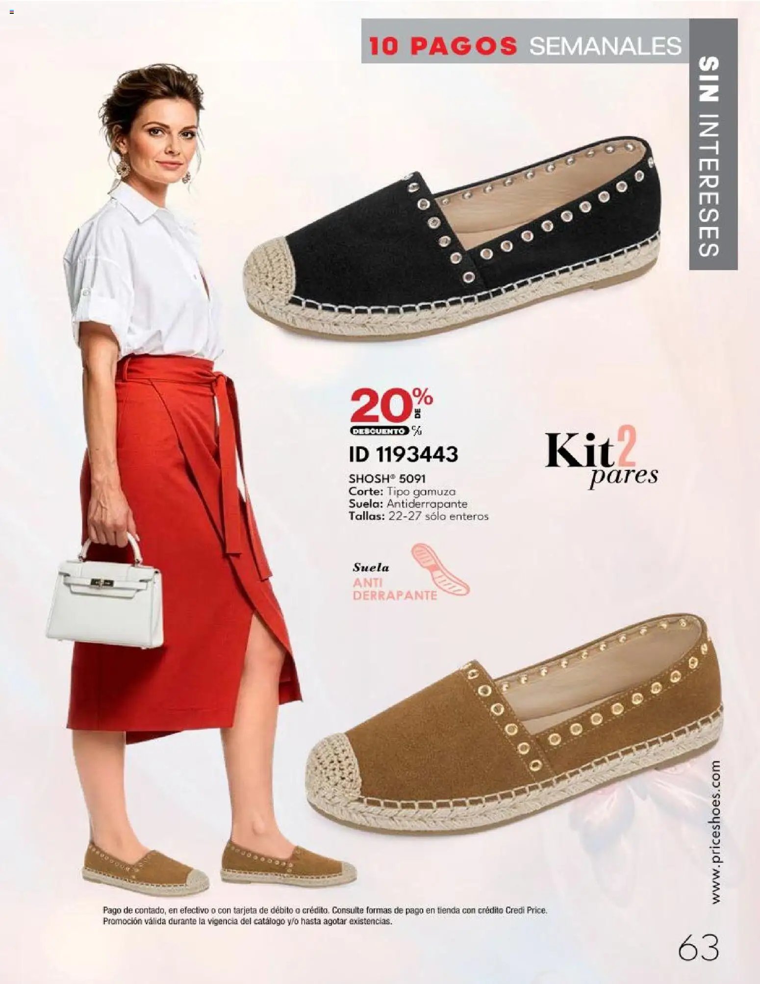 Price Shoes catálogo 10 Pagos Sin Intereses