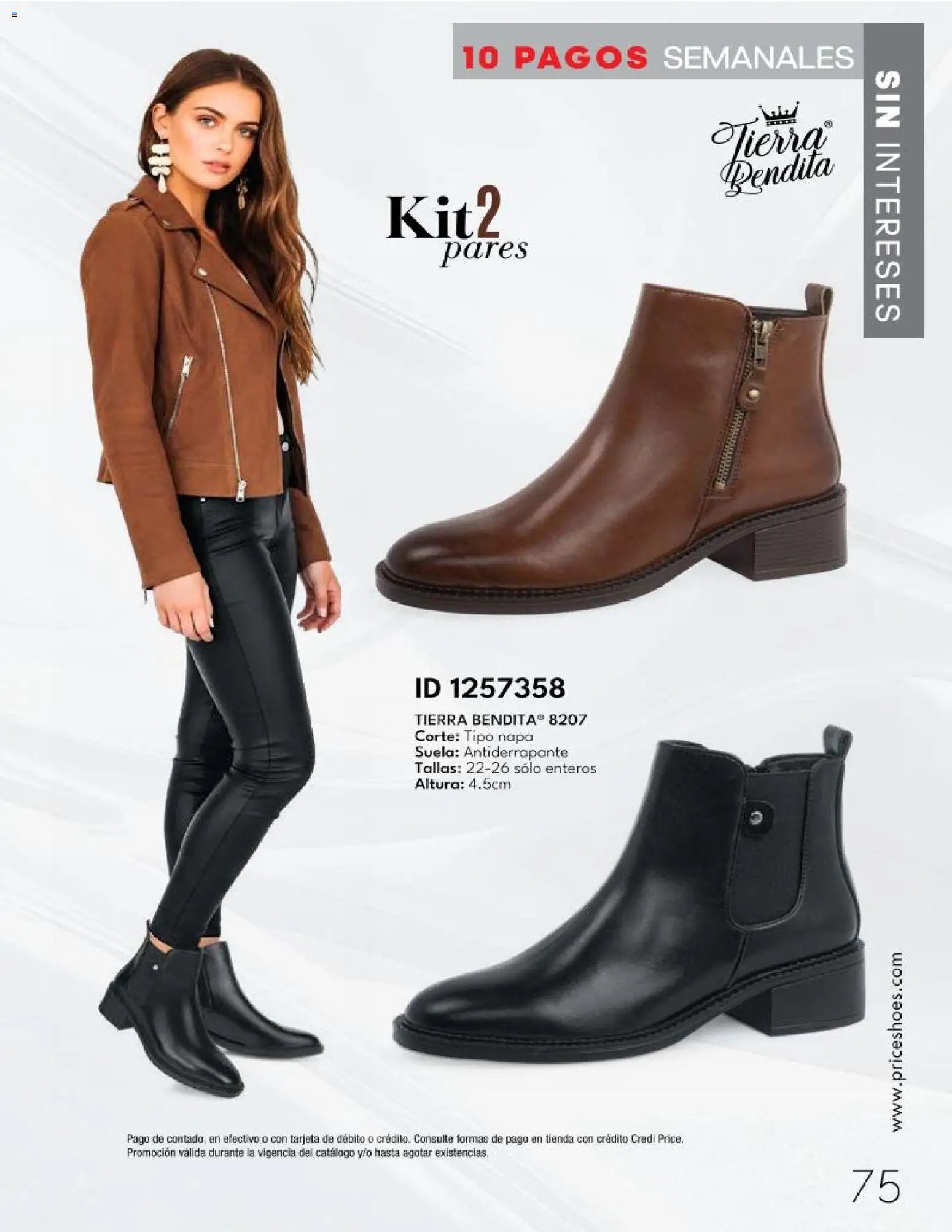 Price Shoes catálogo 10 Pagos Sin Intereses