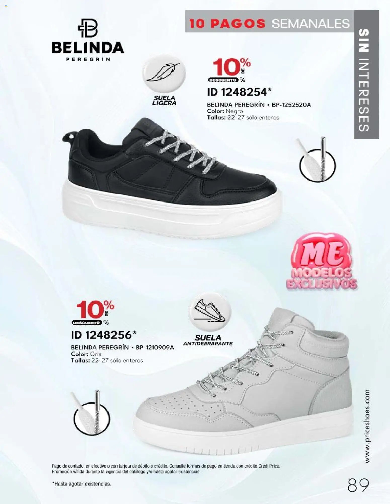 Price Shoes catálogo 10 Pagos Sin Intereses