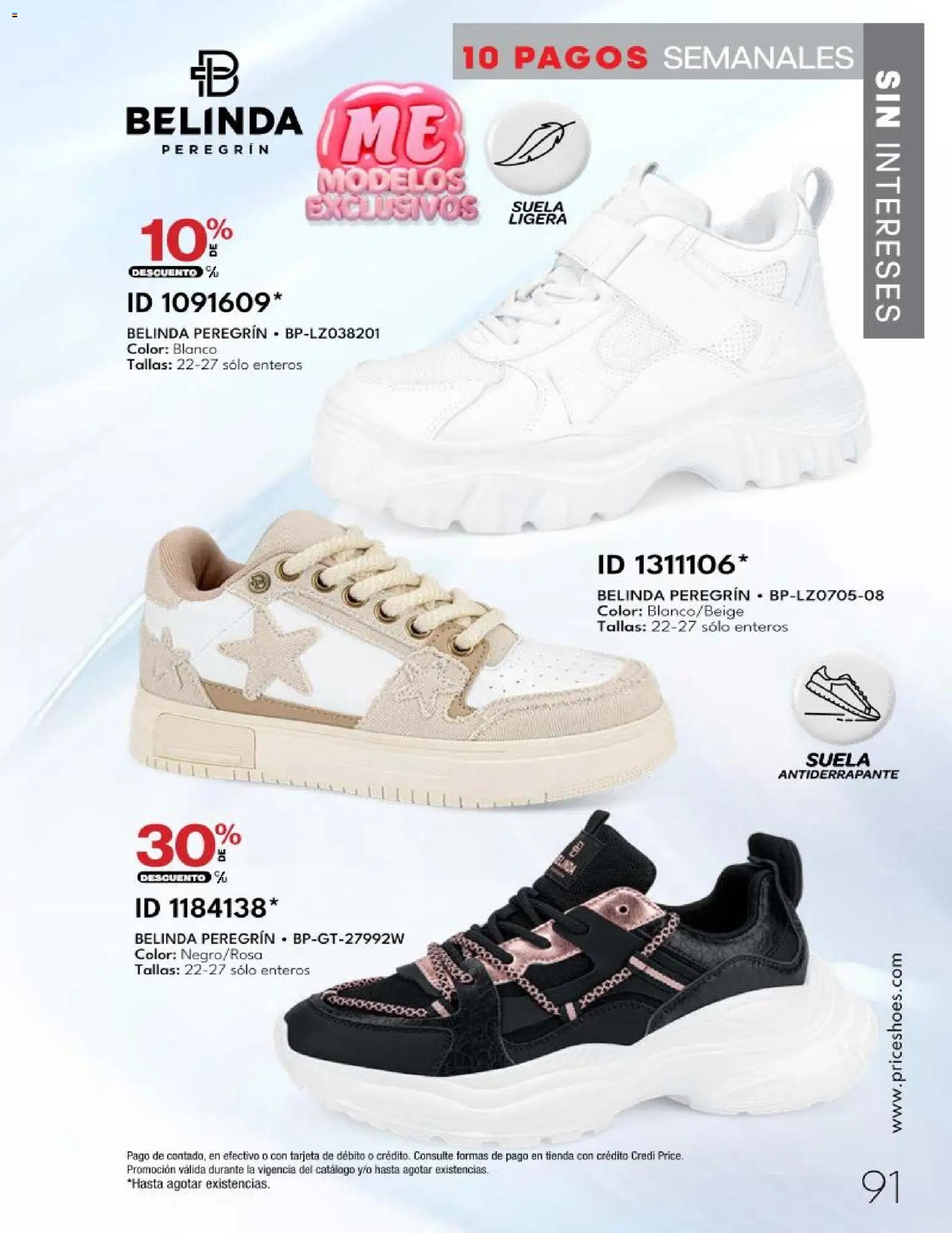 Price Shoes catálogo 10 Pagos Sin Intereses