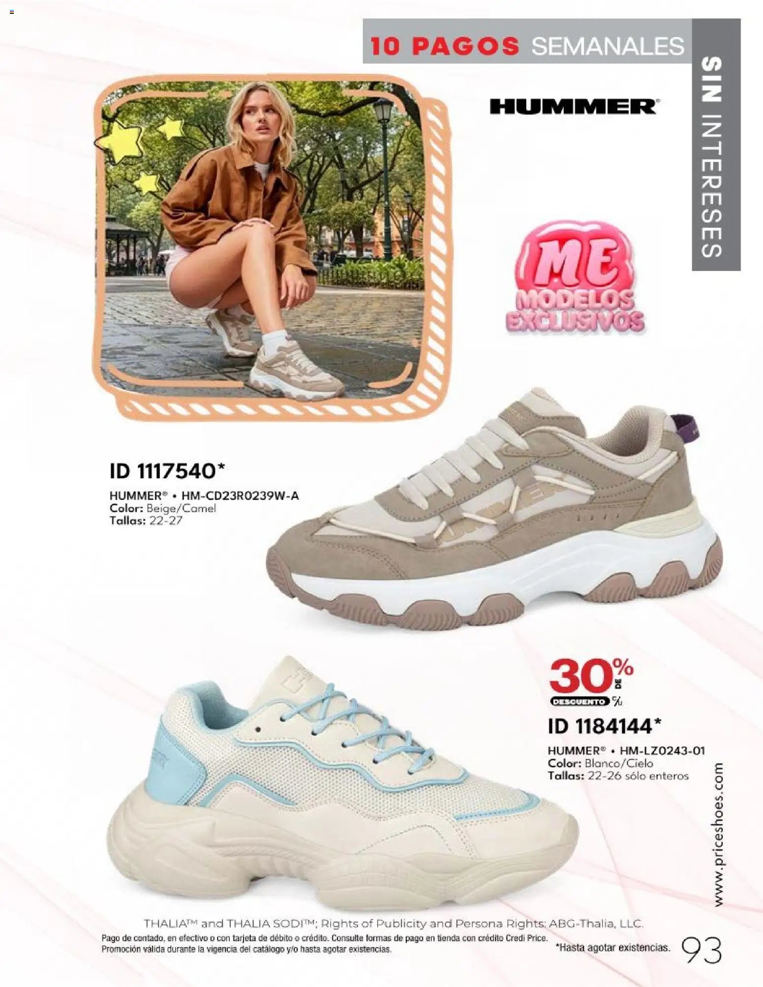 Price Shoes catálogo 10 Pagos Sin Intereses