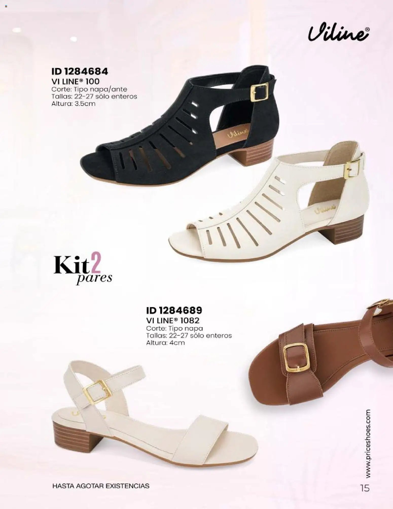 Price Shoes catálogo Sandalias Kits