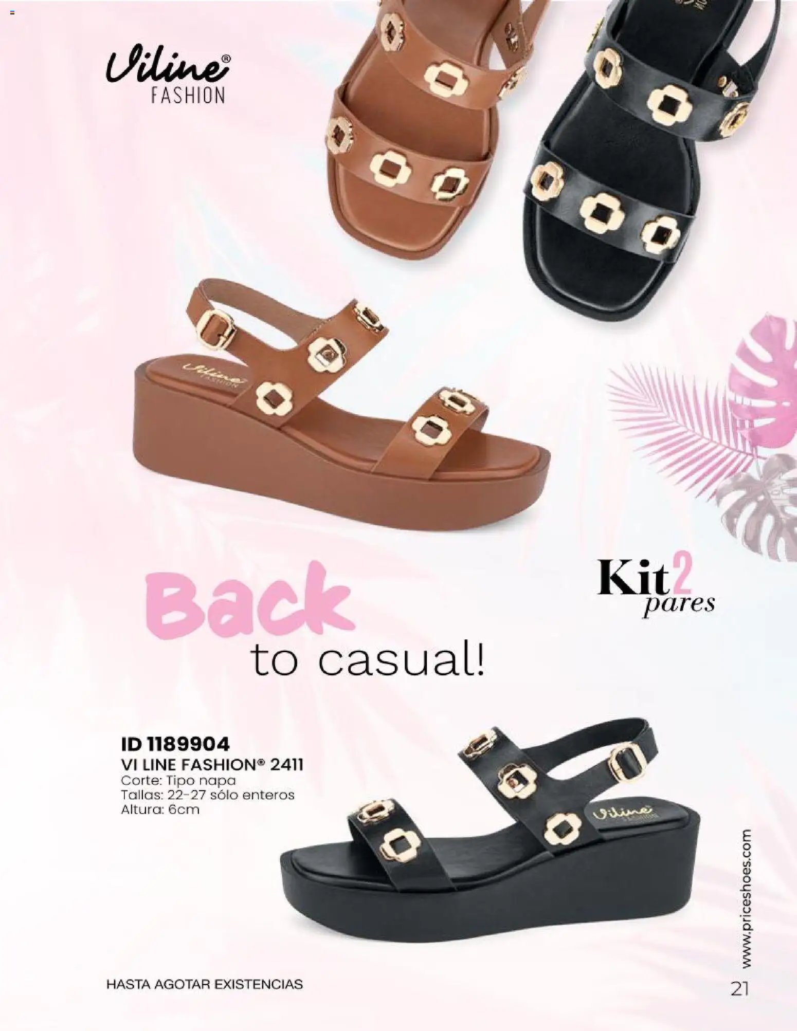 Price Shoes catálogo Sandalias Kits