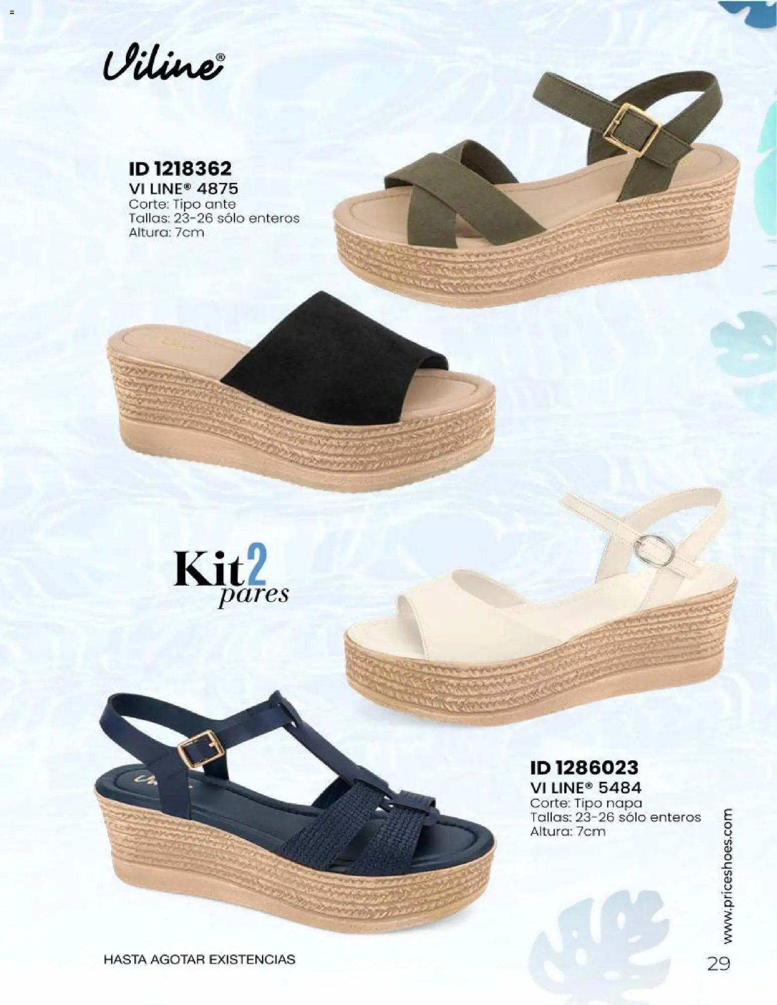 Price Shoes catálogo Sandalias Kits