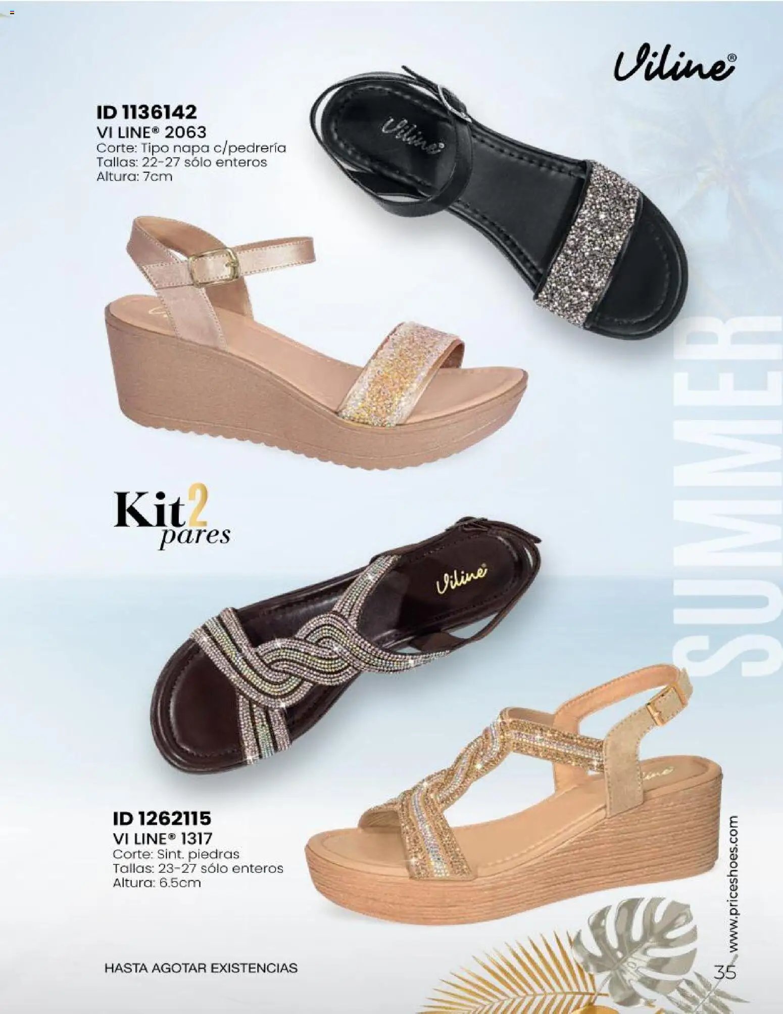Price Shoes catálogo Sandalias Kits